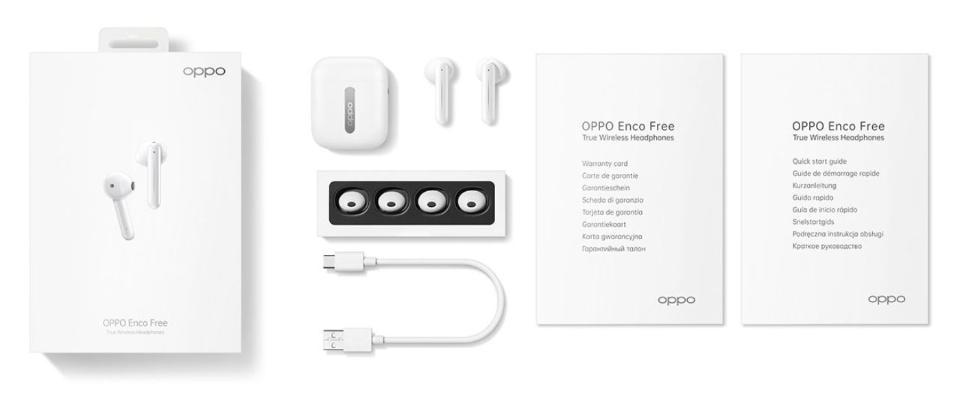 Tai Nghe Bluetooth Oppo Enco Free - Pin 25H - Hàng Chính Hãng Oppo - Mới 100% Fullbox Nguyên Sealbox