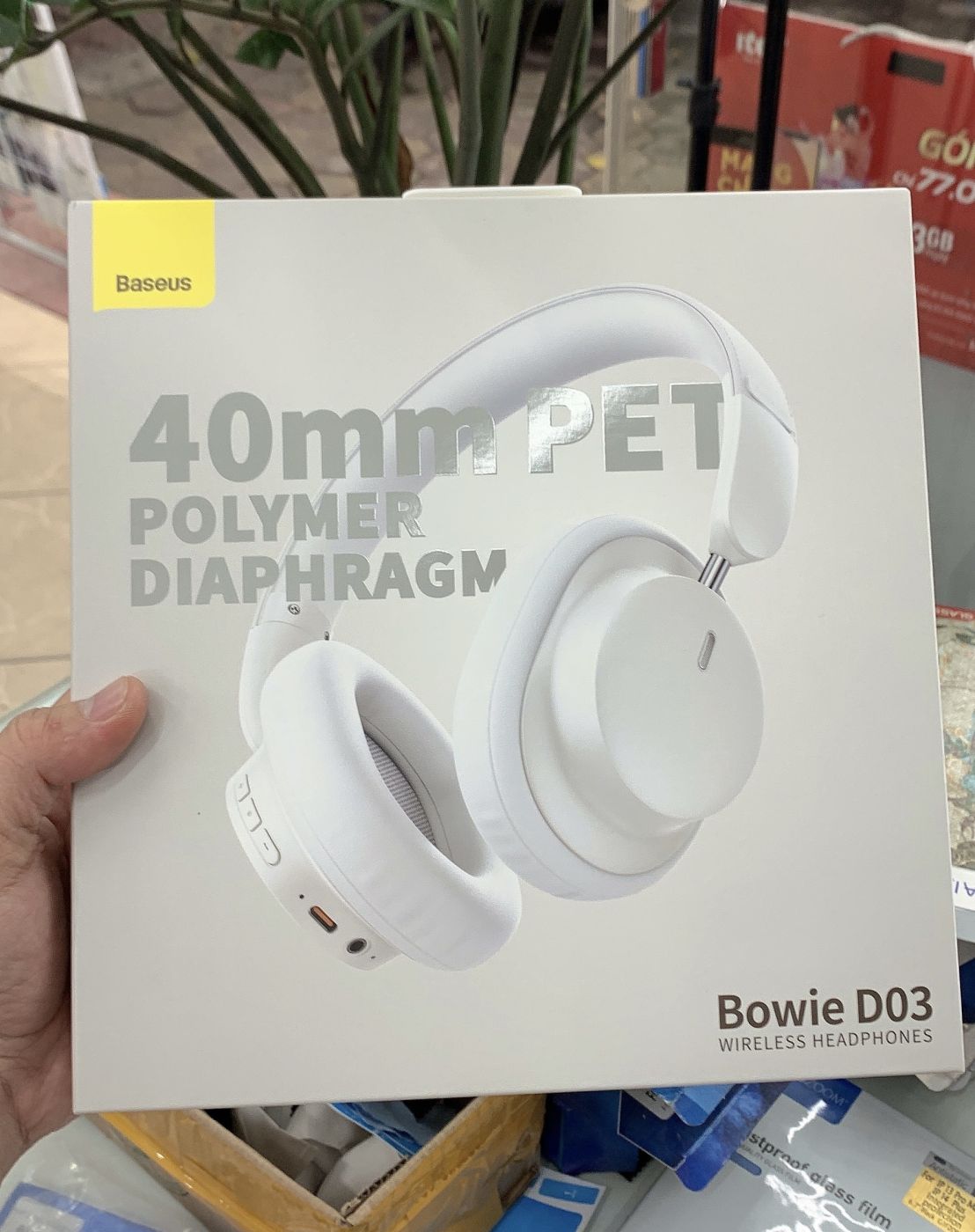 Tai Nghe Không Dây Baseus Bowie D03 Wireless Headphones nghe 30 tiếng