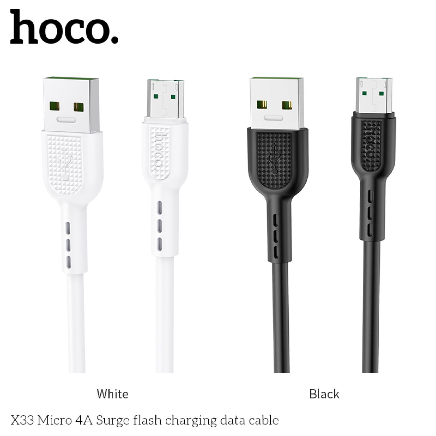 Cáp sạc nhanh ổn định dòng điện hoco X33 Micro cho Oppo dòng 4A/5A