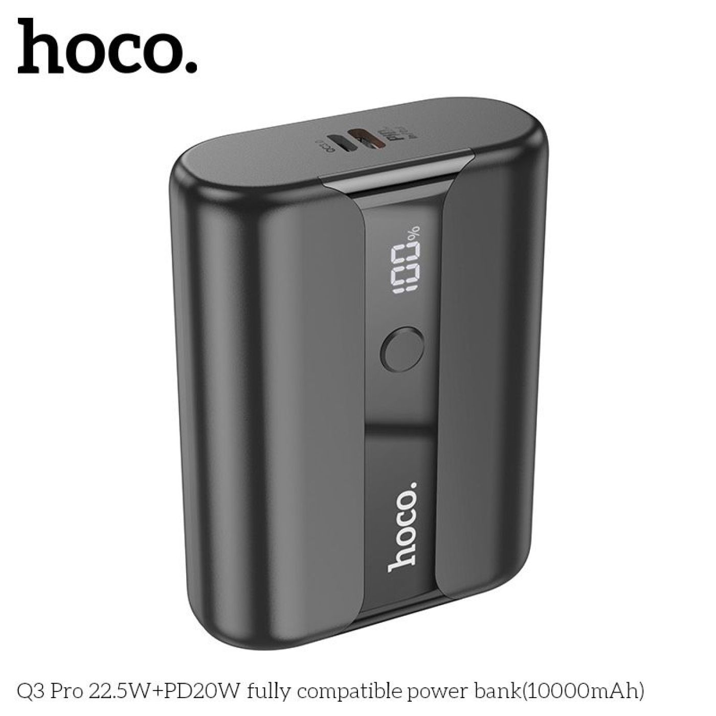 Pin sạc dự phòng sạc nhanh 22.5W+PD20W fully nhỏ gọn, dung lượng 10000mah hoco Q3 Pro