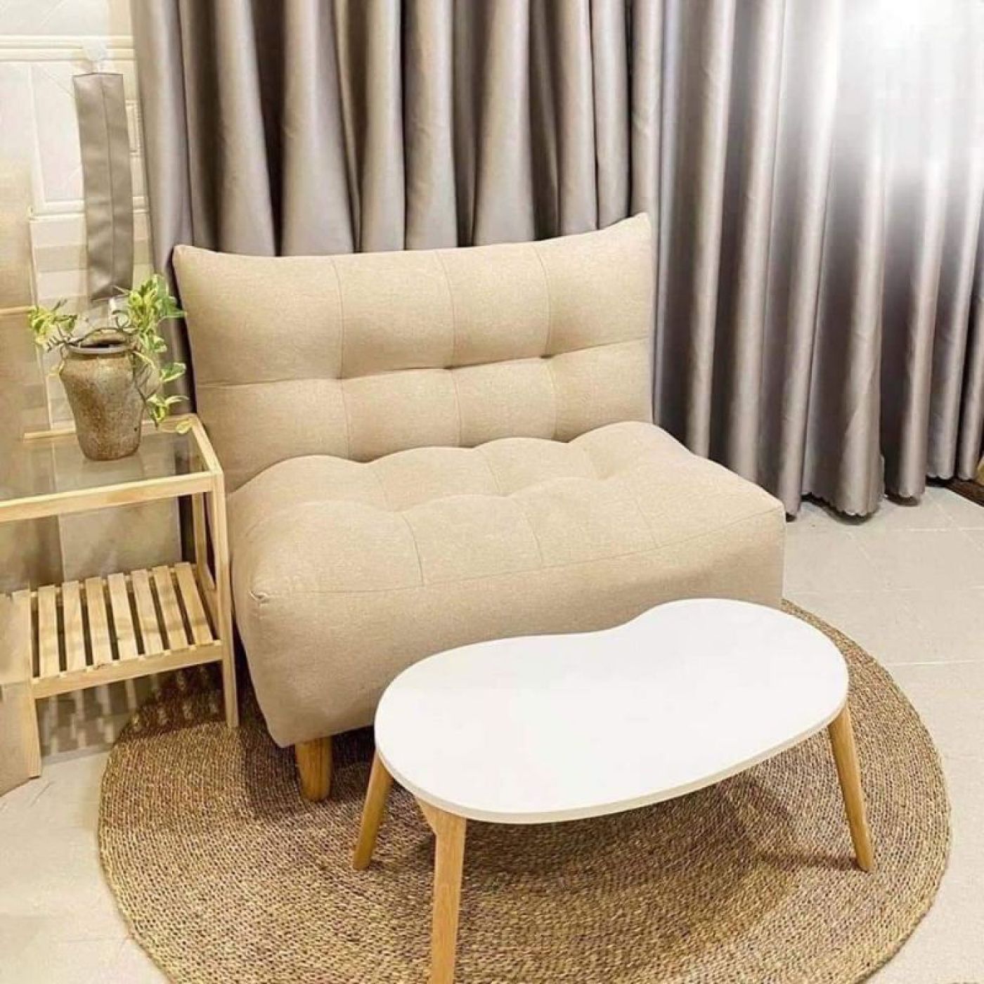 Ghế Sofa Mini.Ghế Decor Nhà Cửa.Decor Quán Cafe Phòng Làm Việc.Nội Thất 3A