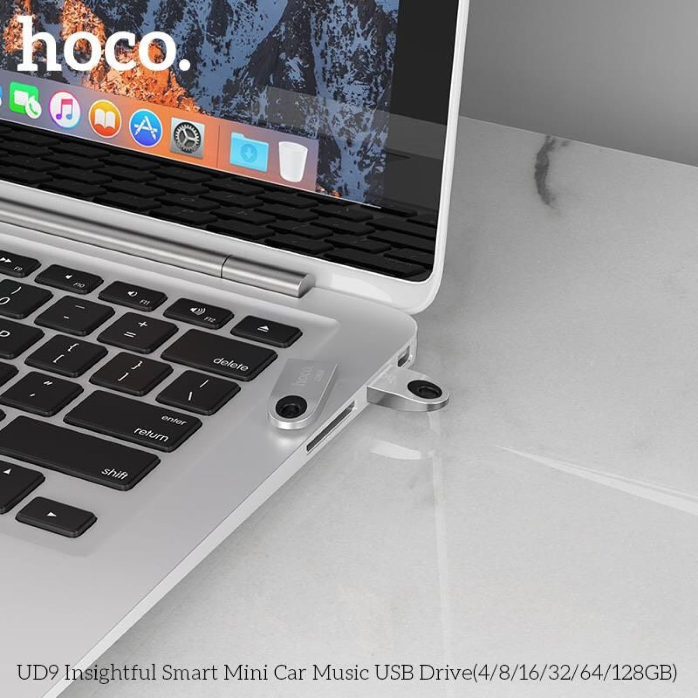 USB 2.0 dung lượng 32GB cao cấp Vỏ kim loại cực đẹp HOCO UD9 Insightful