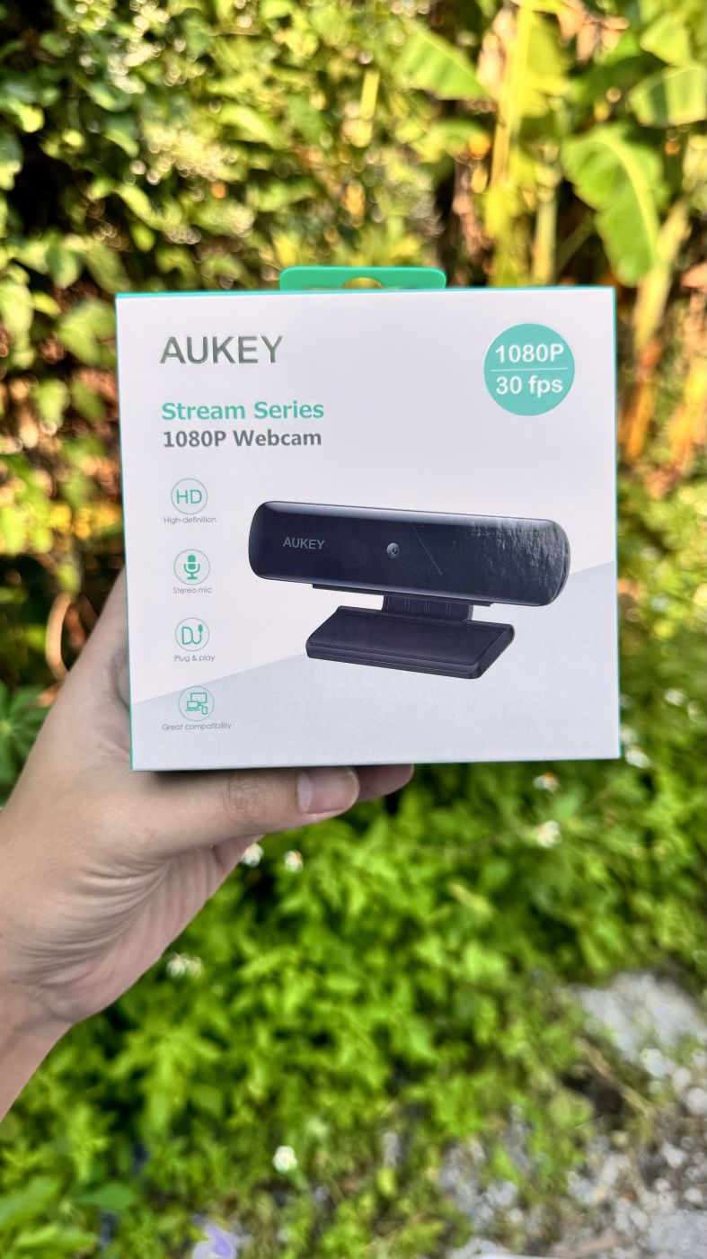 Webcam máy tính AUKEY ( Đức ) PC-W1 1080P độ phân giải cao