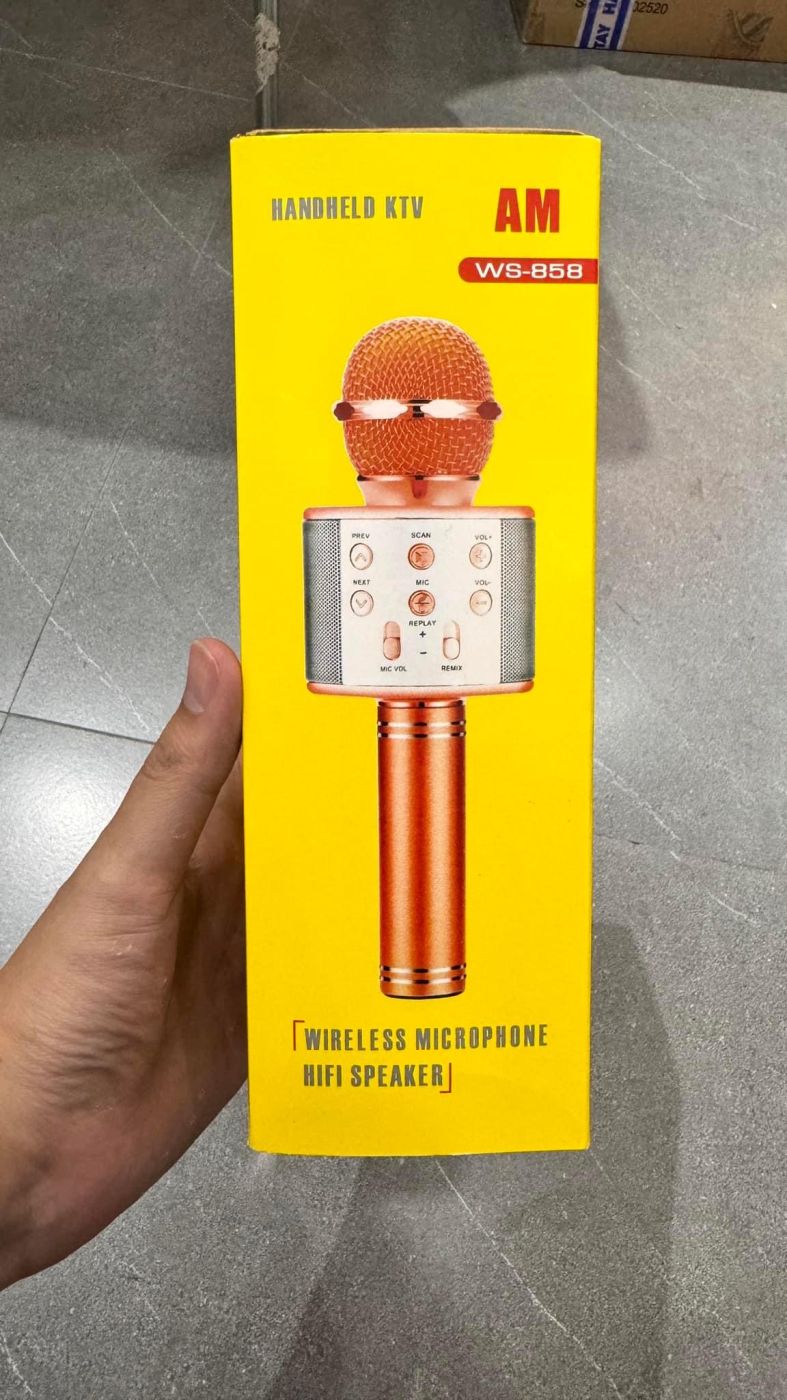 Loa karaoke kèm Mic hát AM-WỨ858