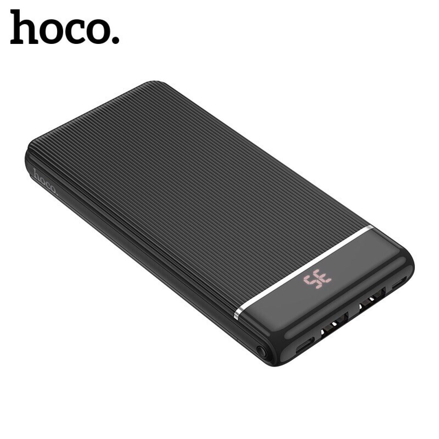 Pin sạc dự phòng 10000mah sạc nhanh với 2 cổng USB tiện lợi màn hình led hiển thị pin hoco j59