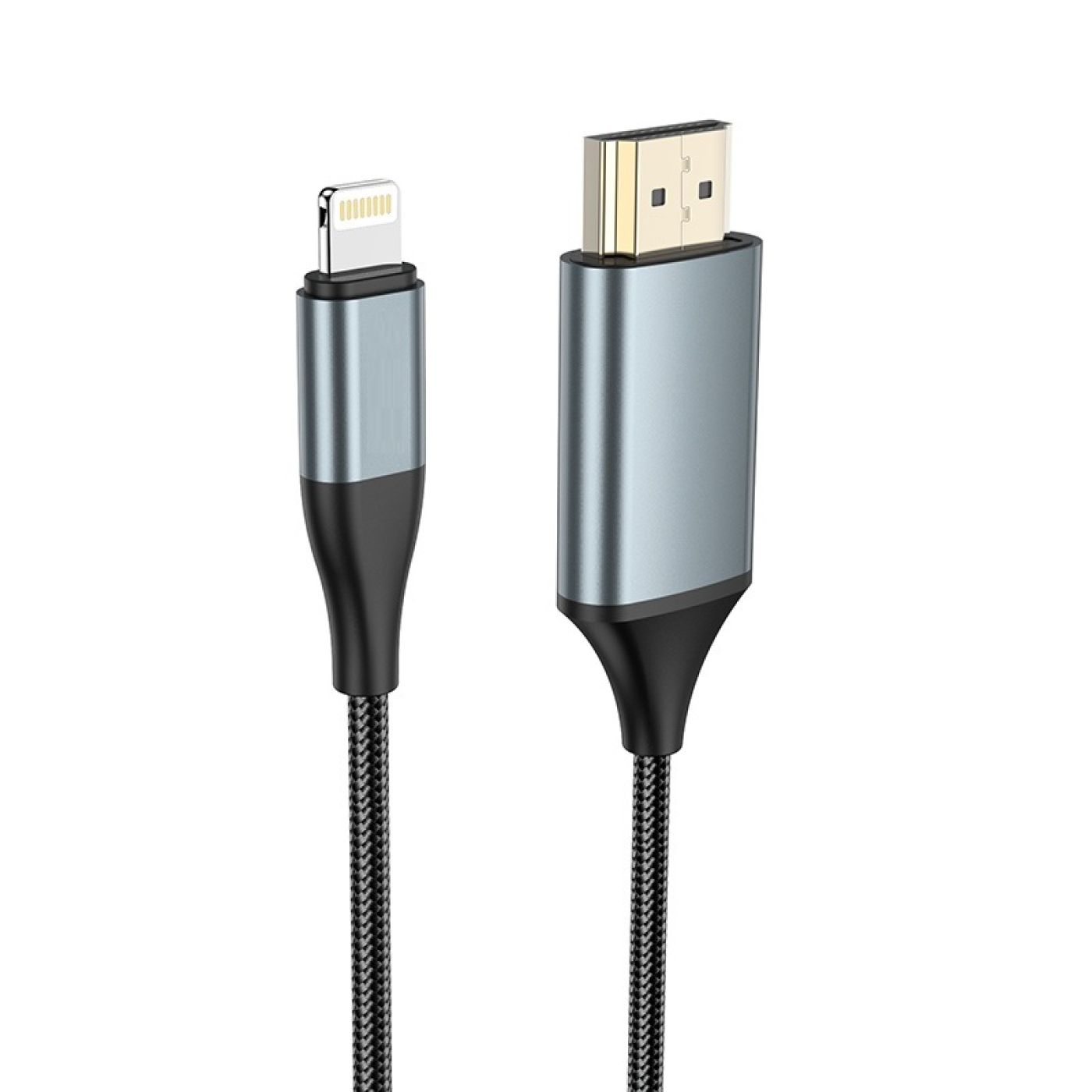 Đầu chuyển chân Lightning-HDMI Hoco UA15 dây dài 2m.