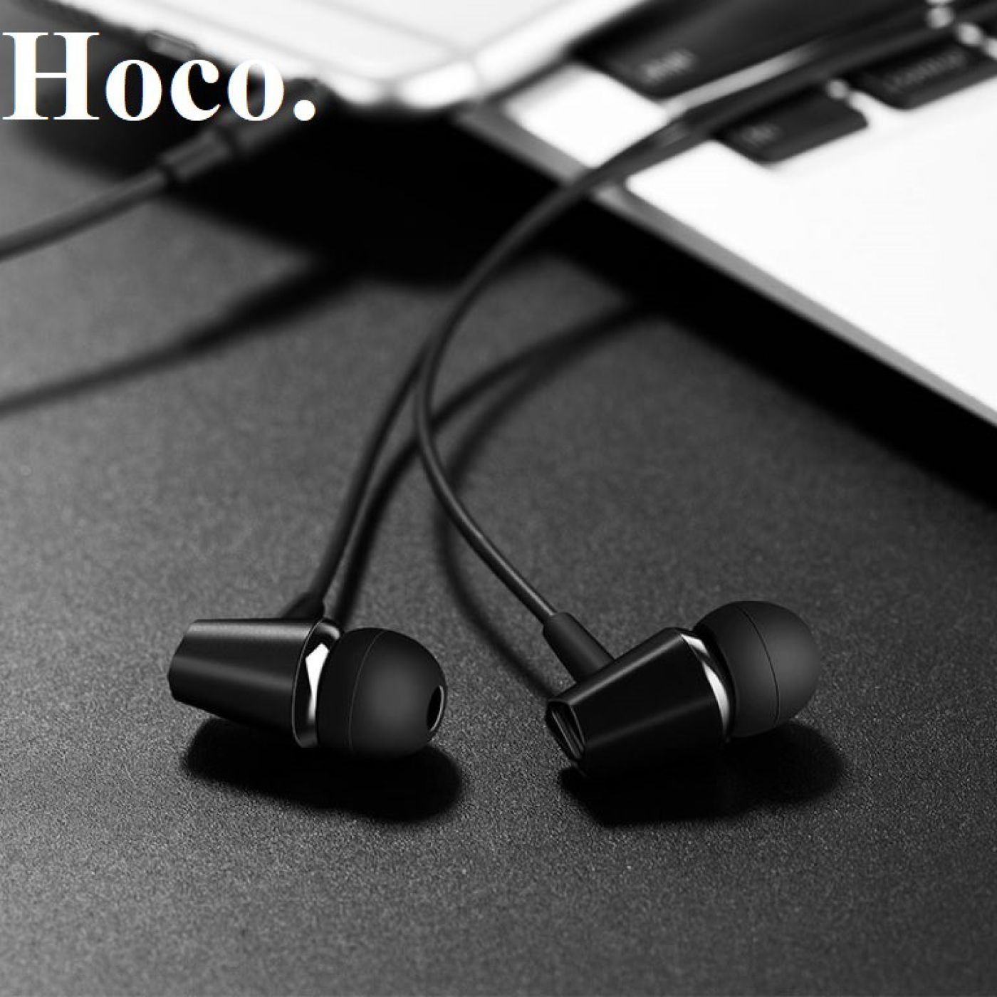 Tai nghe dây chân tròn 3.5mm chính hãng Hoco M34 Super Bass Hàng chính hãng