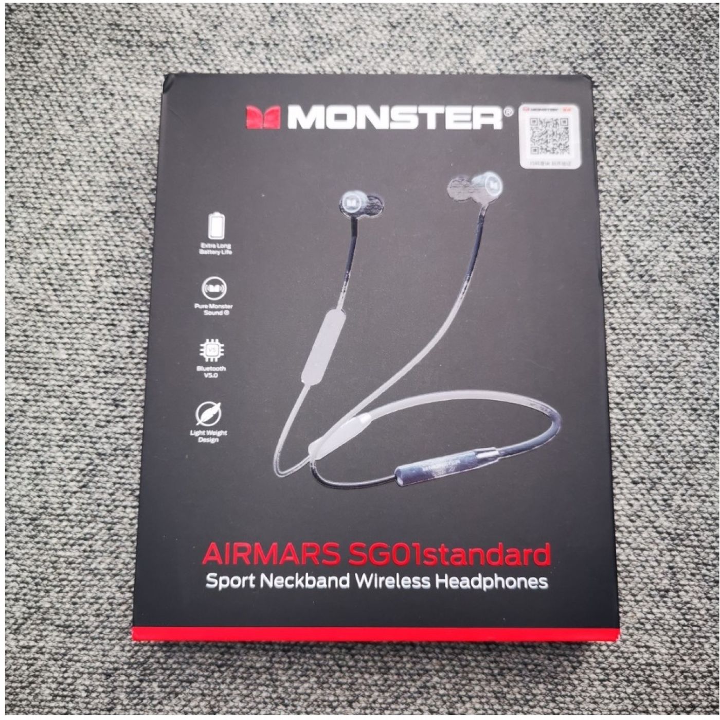 Tai nghe Bluetooth thể thao Monster Airmars SG01standard