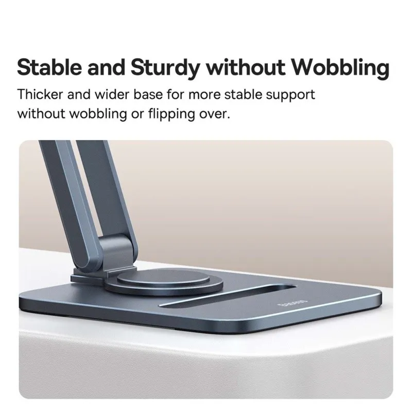 Giá Đỡ Điện Thoại Và Máy Tính Bảng Xếp Gọn Baseus Desktop Biaxial Foldable Metal Stand