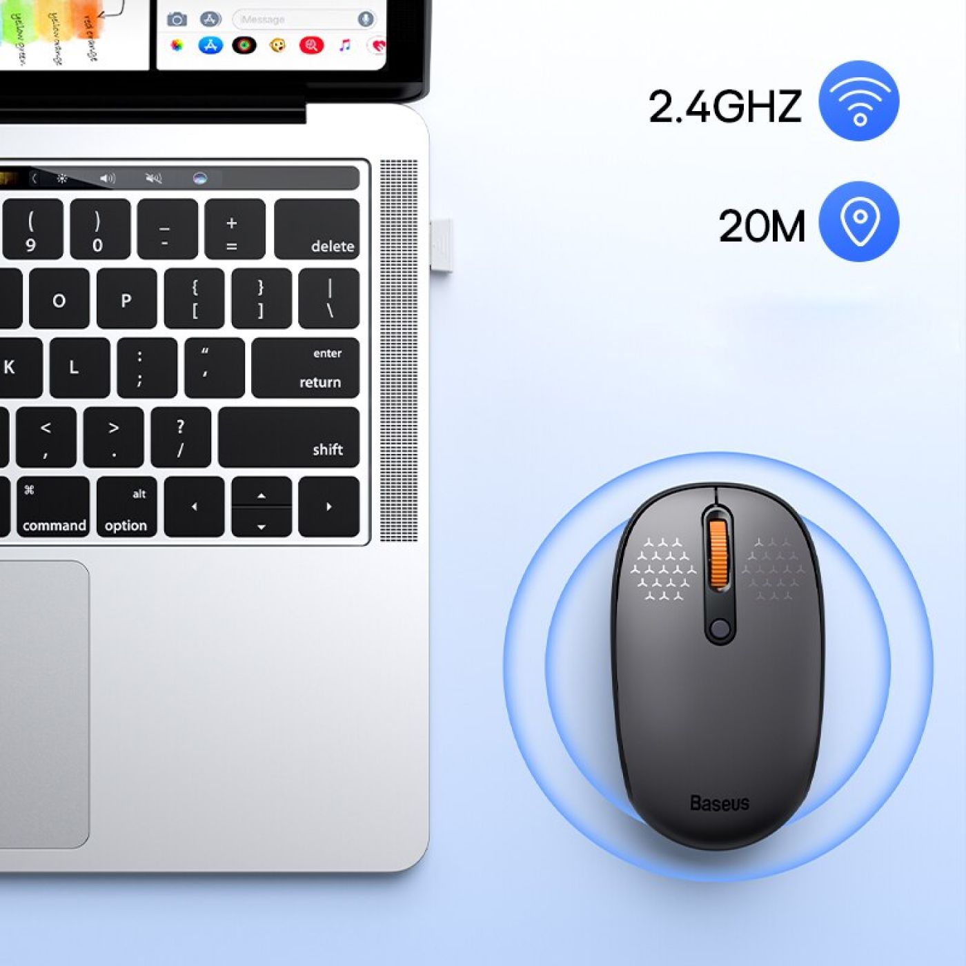 Chuột Máy Tính Kết Nối Wireless CN-Baseus F01A Wireless Mouse