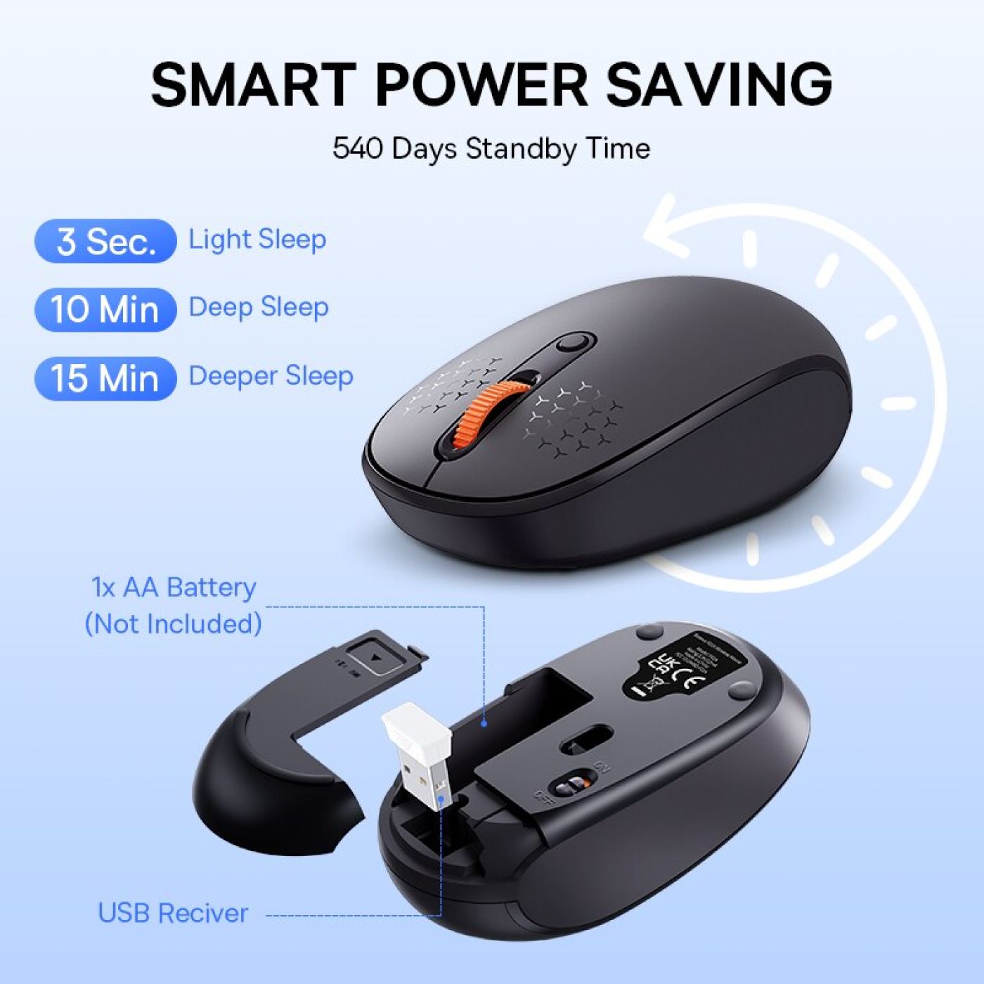 Chuột Máy Tính Kết Nối Wireless CN-Baseus F01A Wireless Mouse