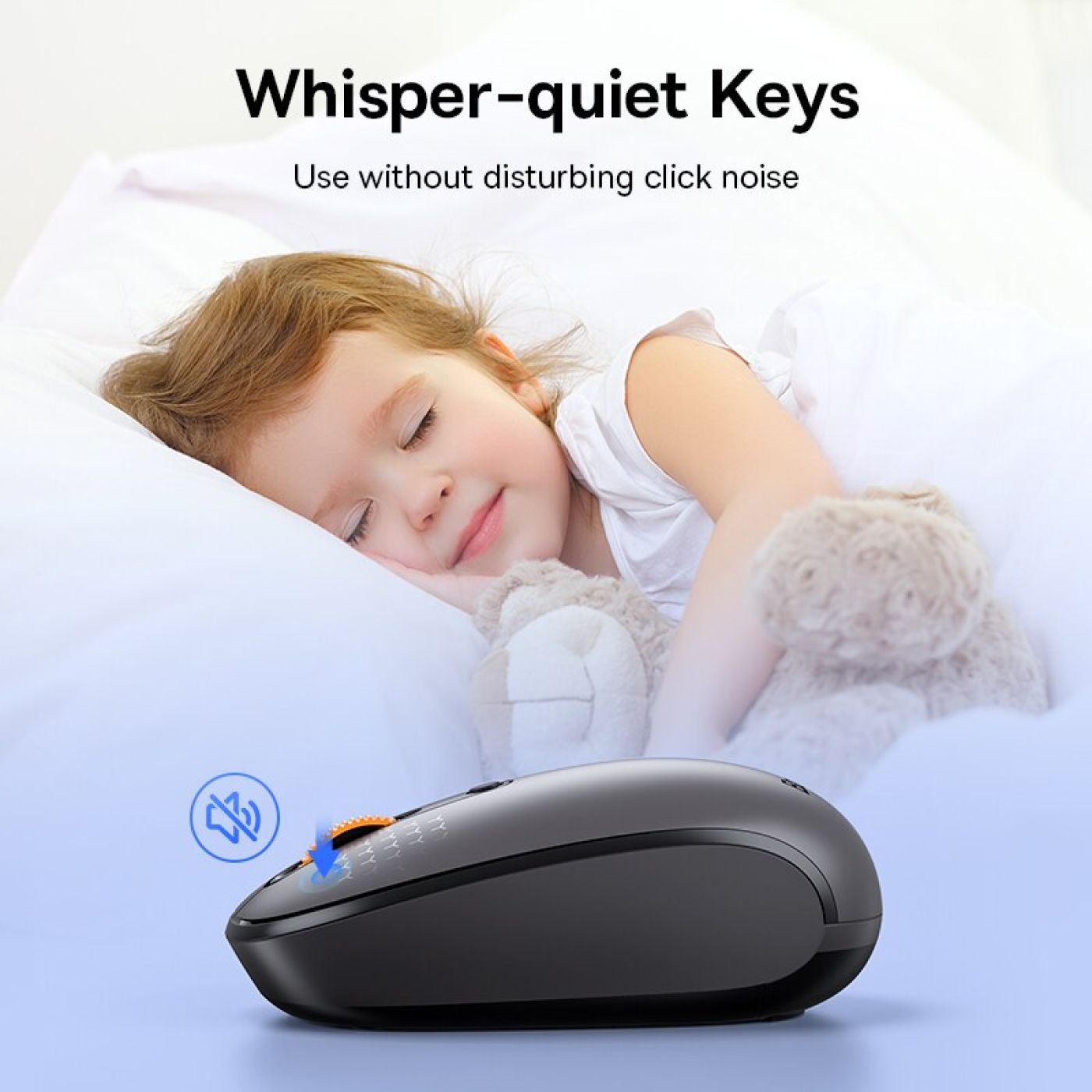 Chuột Máy Tính Kết Nối Wireless CN-Baseus F01A Wireless Mouse