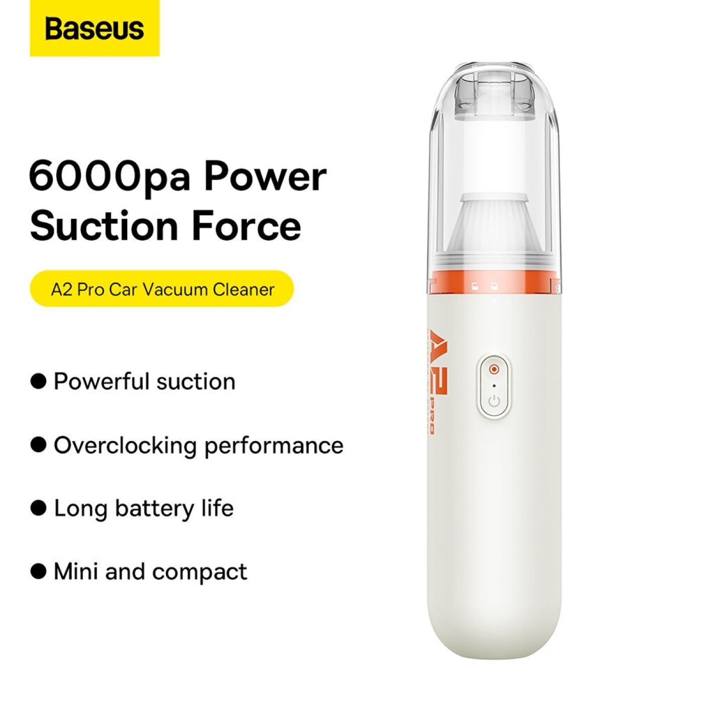 Baseus A2 Pro Car Vacuum Cleaner 80W 2000mAh