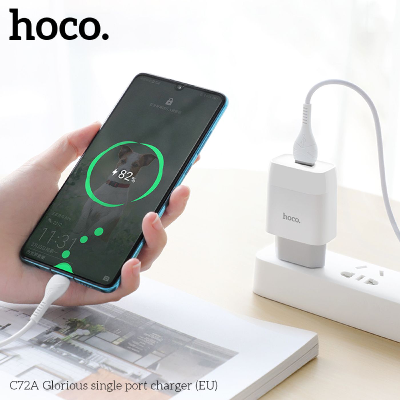 Củ sạc nhanh Hoco C72A