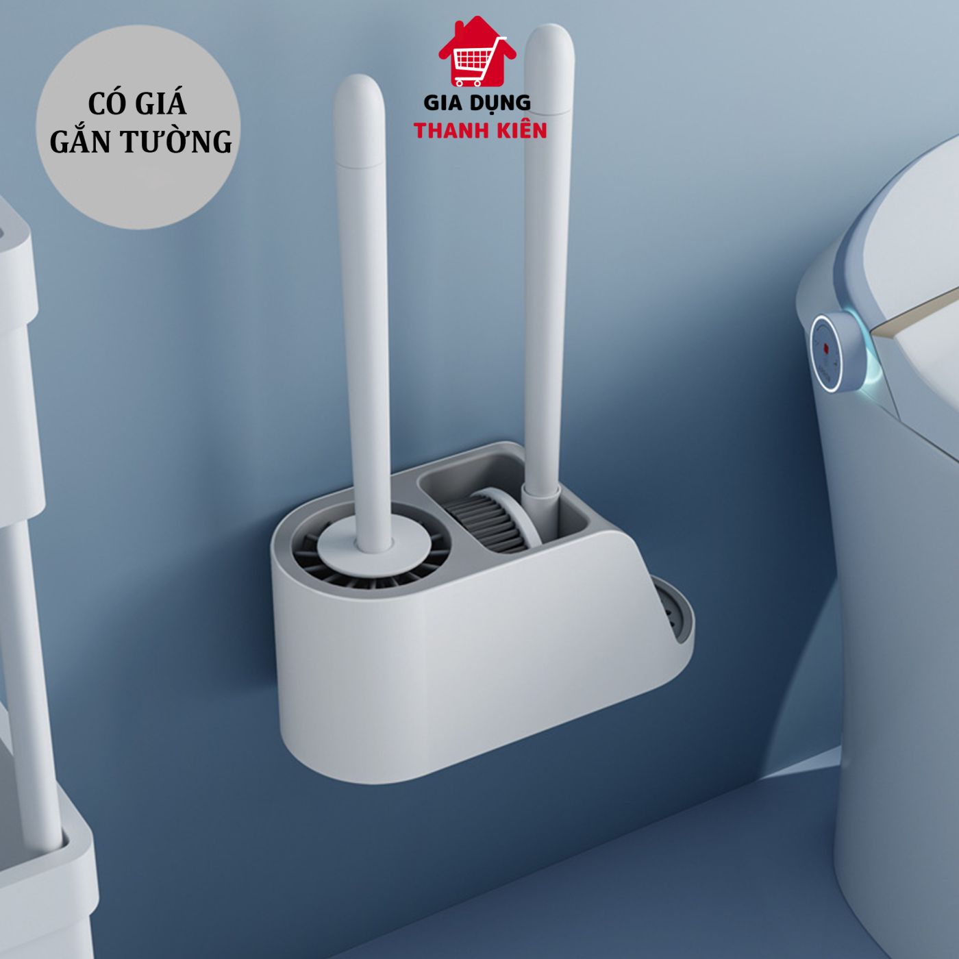 Bàn chải vệ toilet, cọ bồn cầu silicon 2 công dụng thiết kế thông minh giúp cọ sạch mọi ngóc ngách T