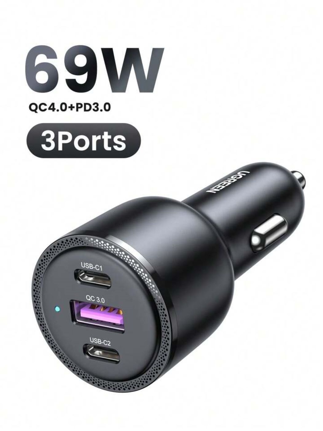 Sạc Ô Tô 69W - Ugreen 20467