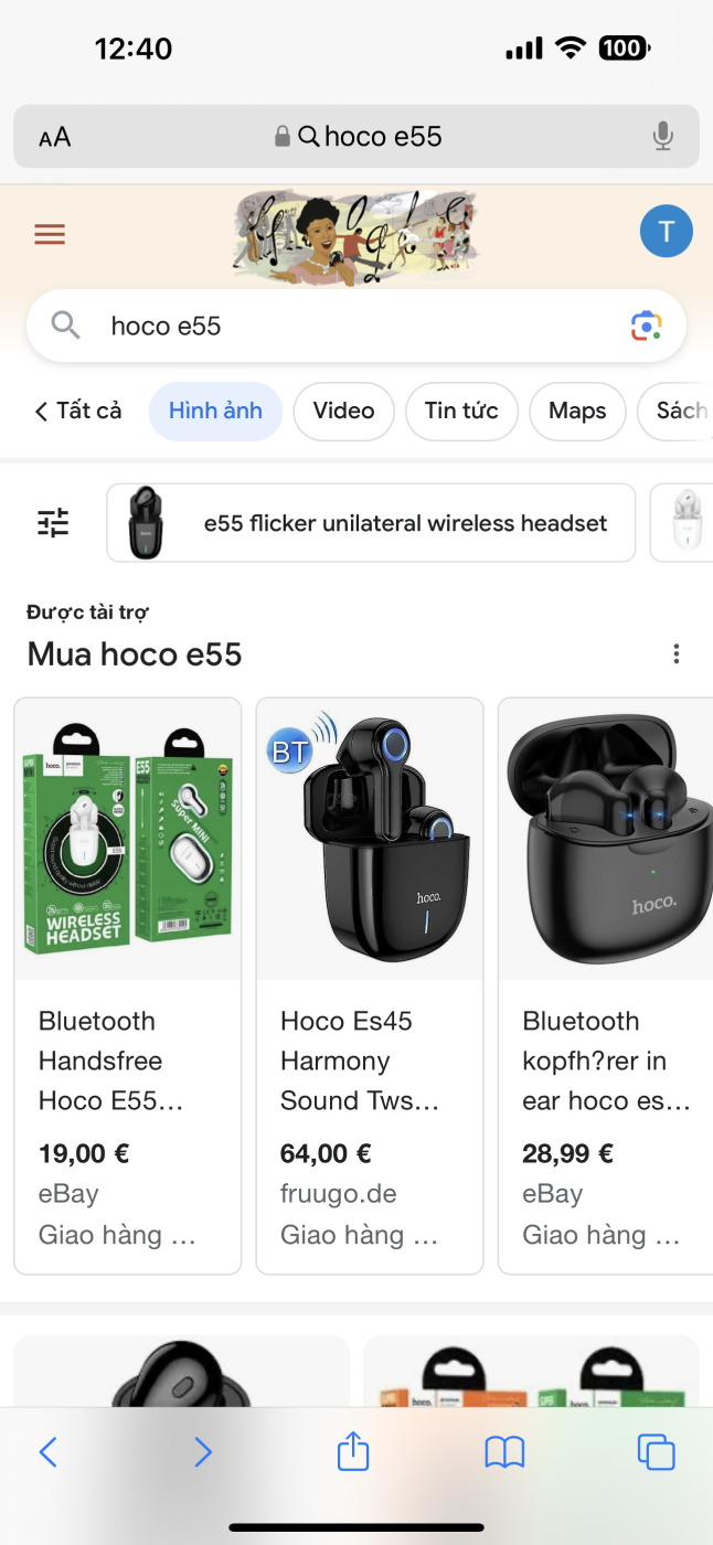 Tai nghe Bluetooth hãng HOCO E55