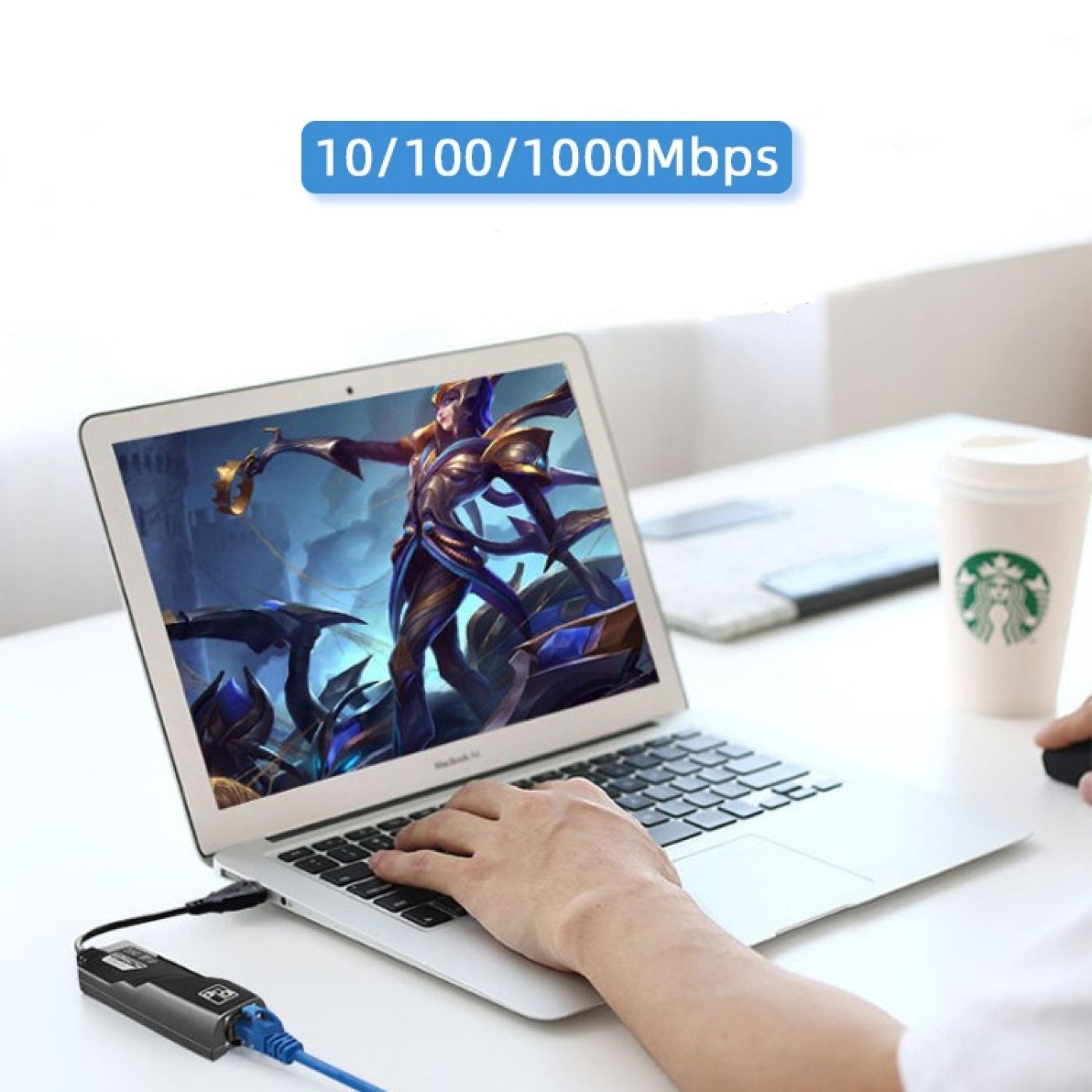 Dây cáp chuyển đổi USB 3.0 sang mạng lan 1000Mbps