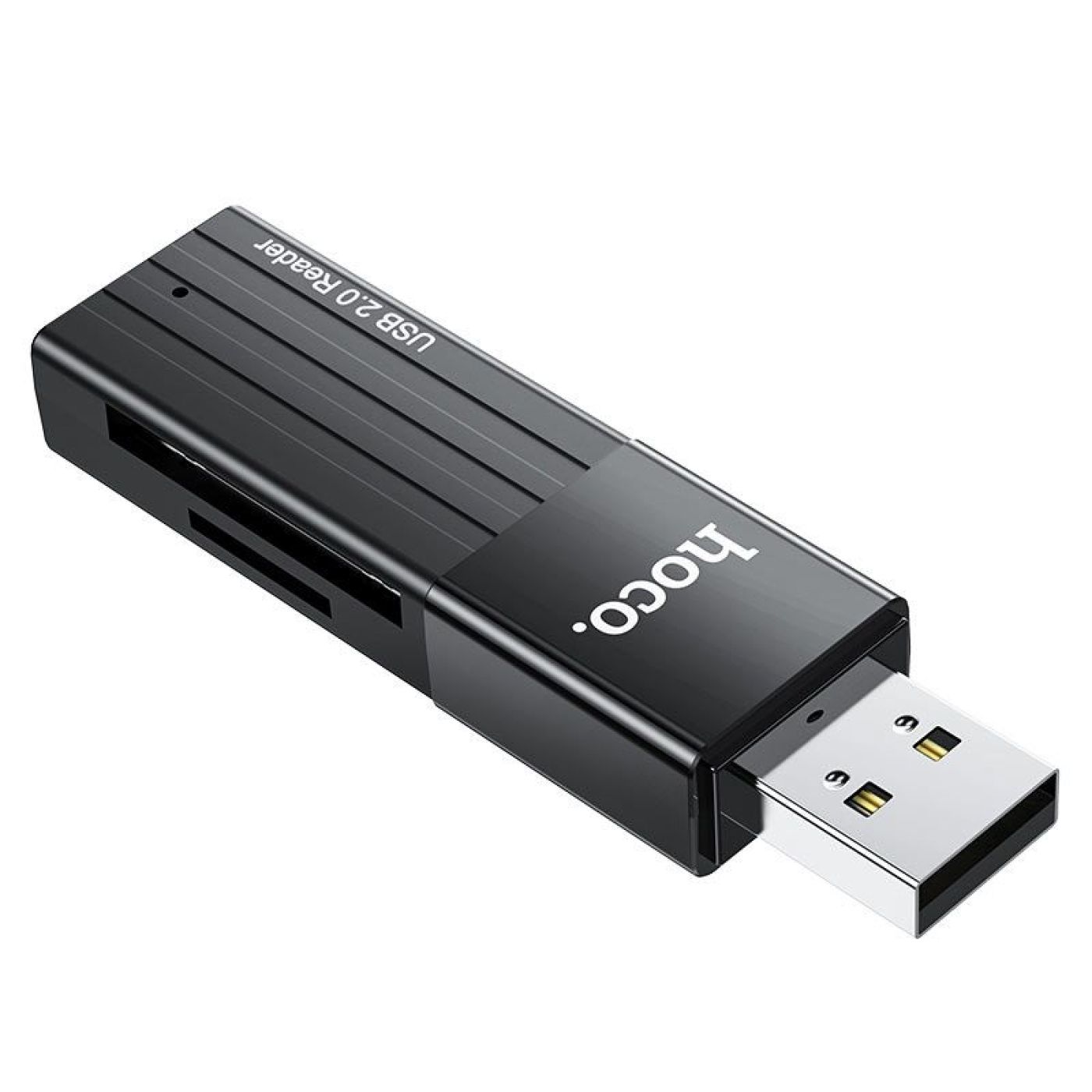 Đầu đọc thẻ nhớ SD, TF chân USB 2.0 hoco HB20