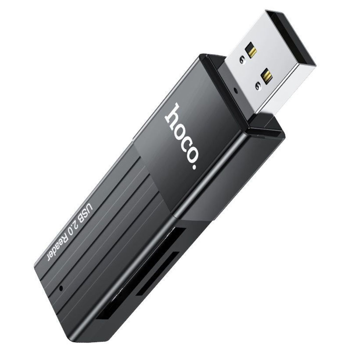 Đầu đọc thẻ nhớ SD, TF chân USB 2.0 hoco HB20