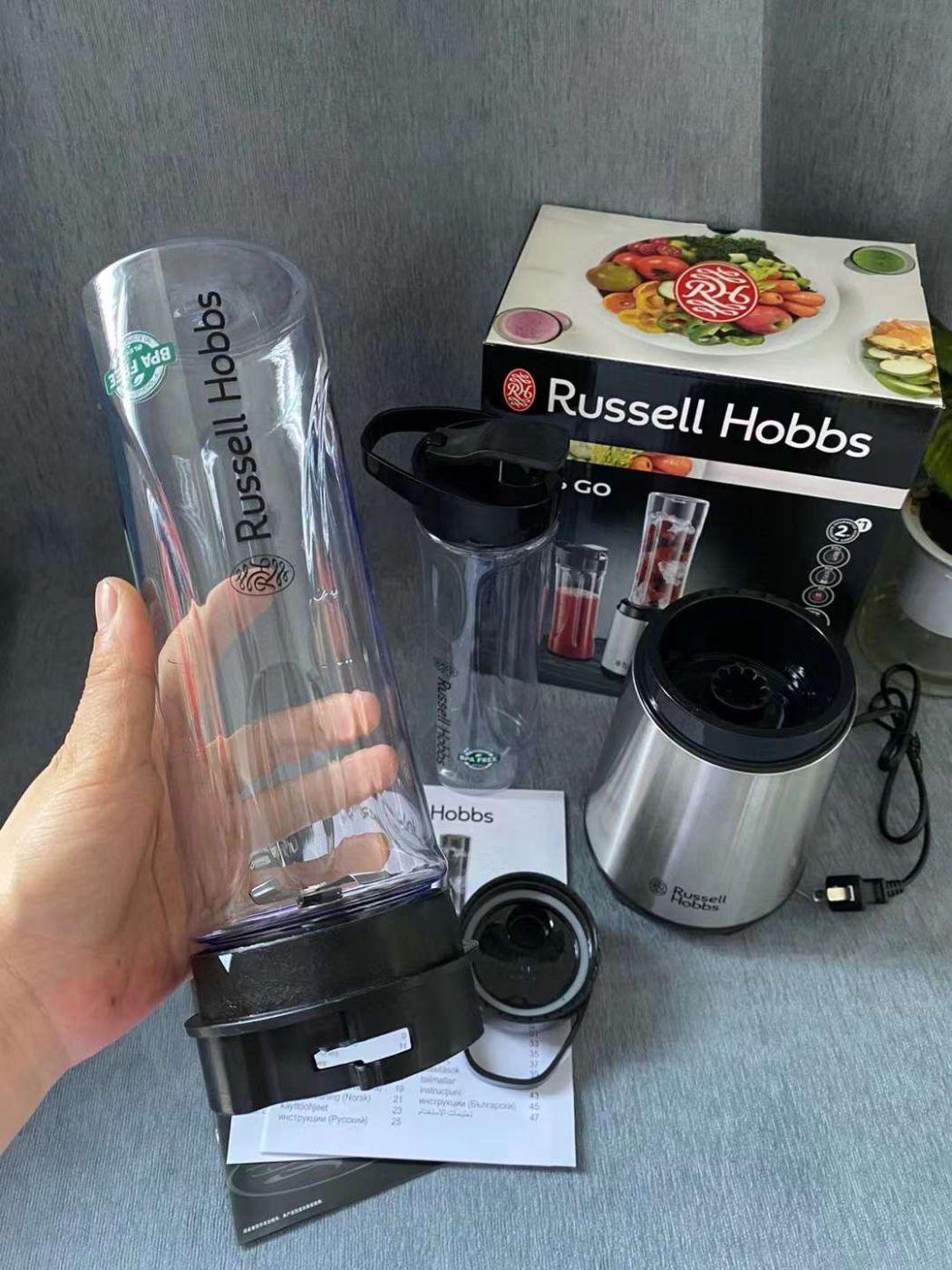 Máy xay sinh tố hãng RUSSELL Hobbs ( Anh )