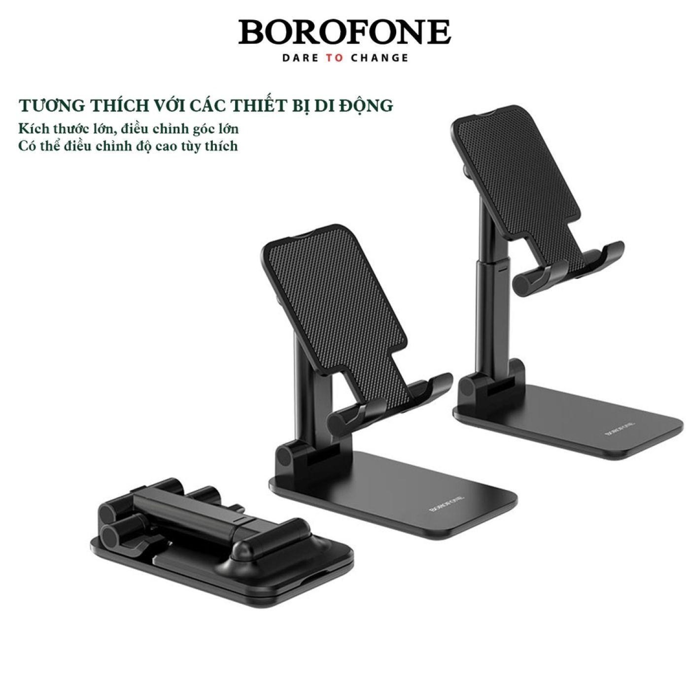 Giá đỡ điện thoại đa năng BOROFONE BH42 tiện dụng, có thể gấp gọn