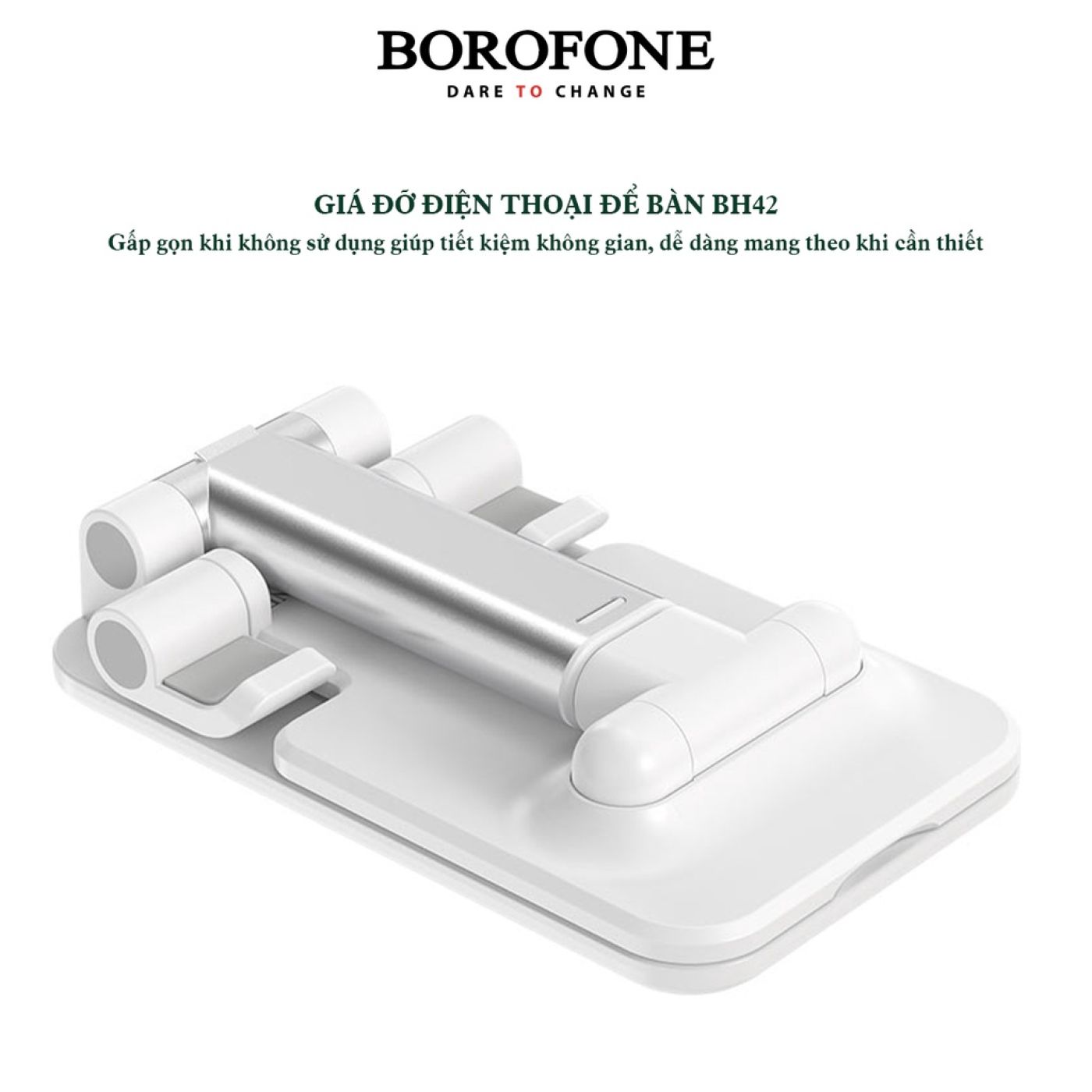 Giá đỡ điện thoại đa năng BOROFONE BH42 tiện dụng, có thể gấp gọn