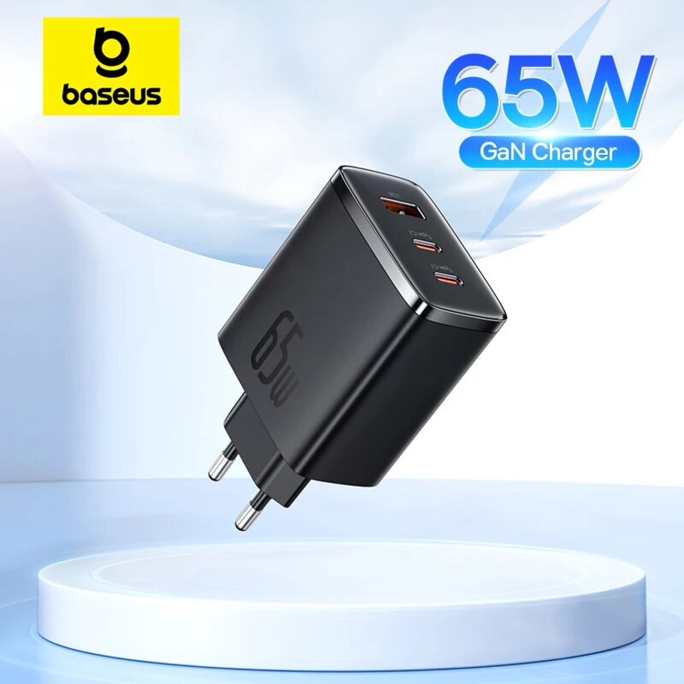 Củ Sạc Nhanh Baseus Cube Pro Fast Charger 2C+U 65W