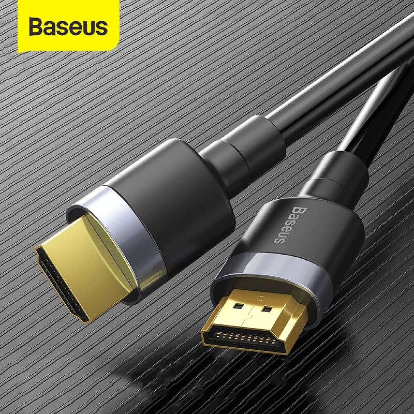 Cáp HDMI 2.0 Baseus Enjoyment Series 4KHD Male To 4KHD Male Adapter Cable (18Gbps, 4K/60hz) 1m