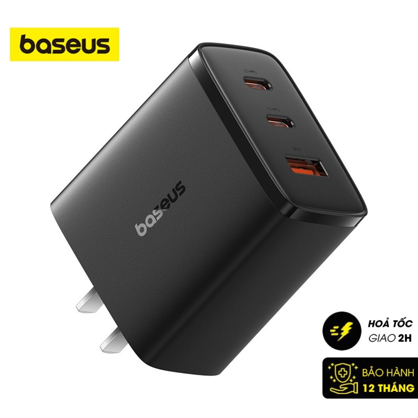 Củ Sạc Nhanh Baseus Cube Pro Fast Charger 2C+U 65W