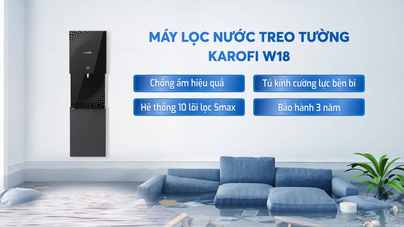 Máy lọc nước treo tường KAQ-W18