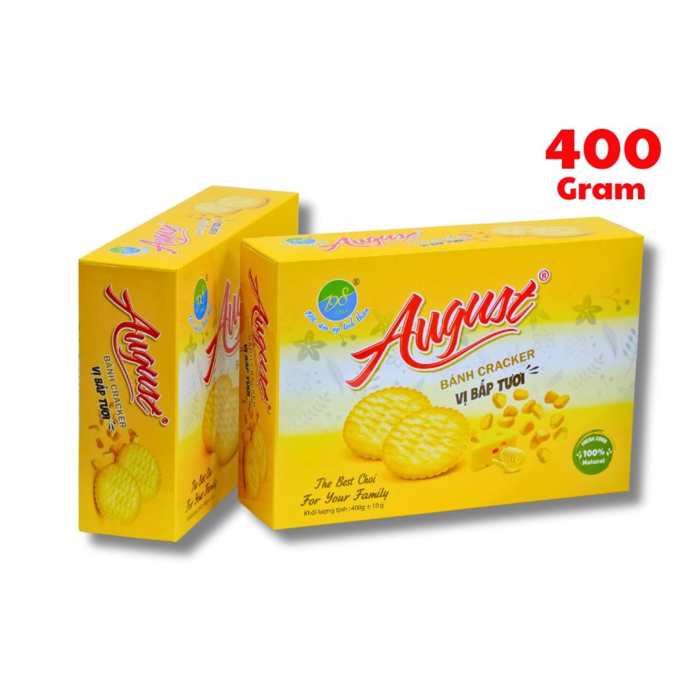 Bánh Cracker Vị Bắp Tươi - hộp 400G