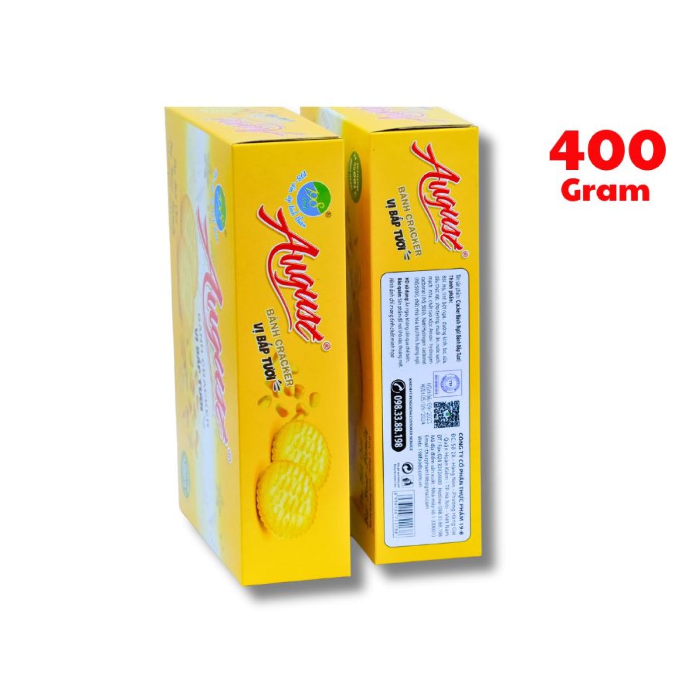 Bánh Cracker Vị Bắp Tươi - hộp 400G