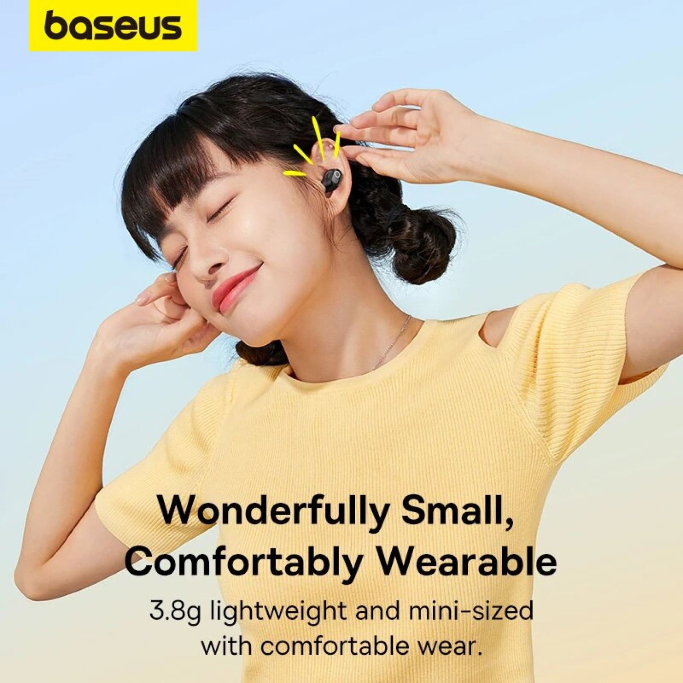 Tai Nghe Không Dây Baseus Bowie WM02 Plus True Wireless Earphones (Bluetooth V5.3, 50h sử dụng, Kích