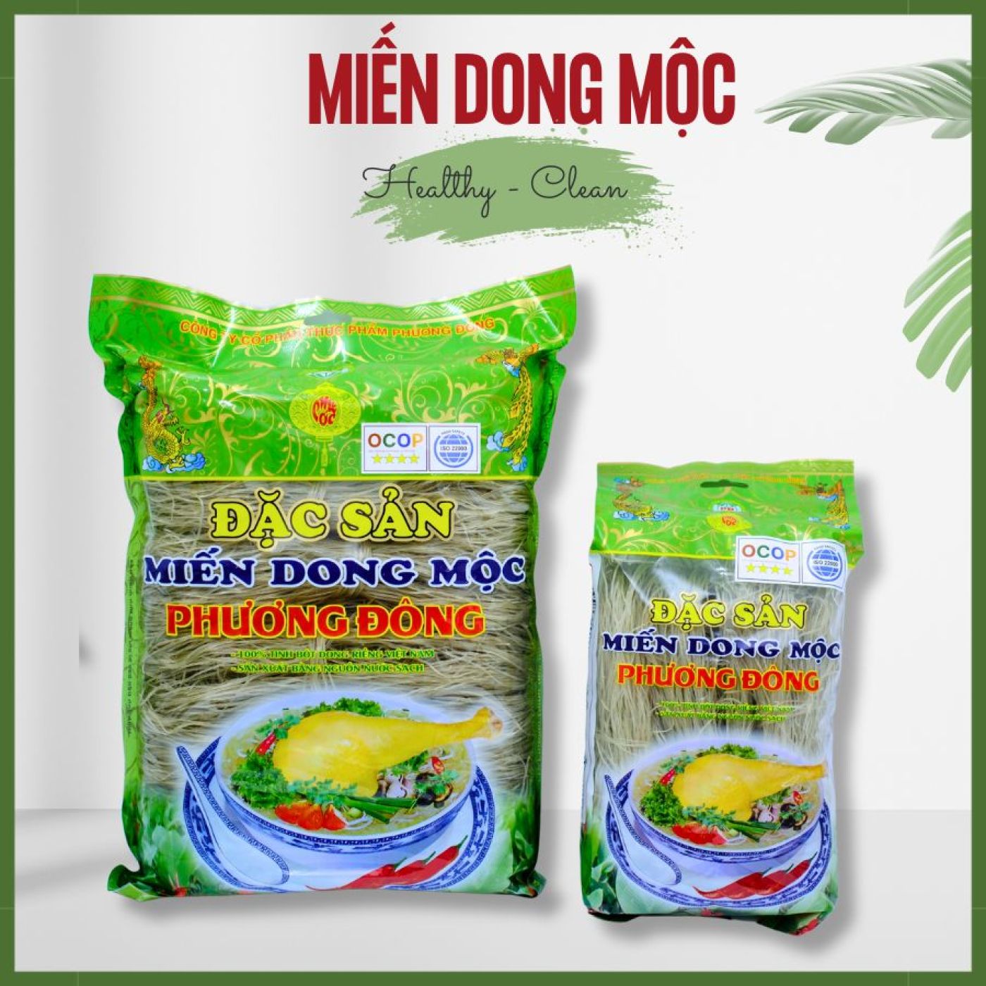 Miến dong mộc nguyên chất cao cấp Phương Đông 500G