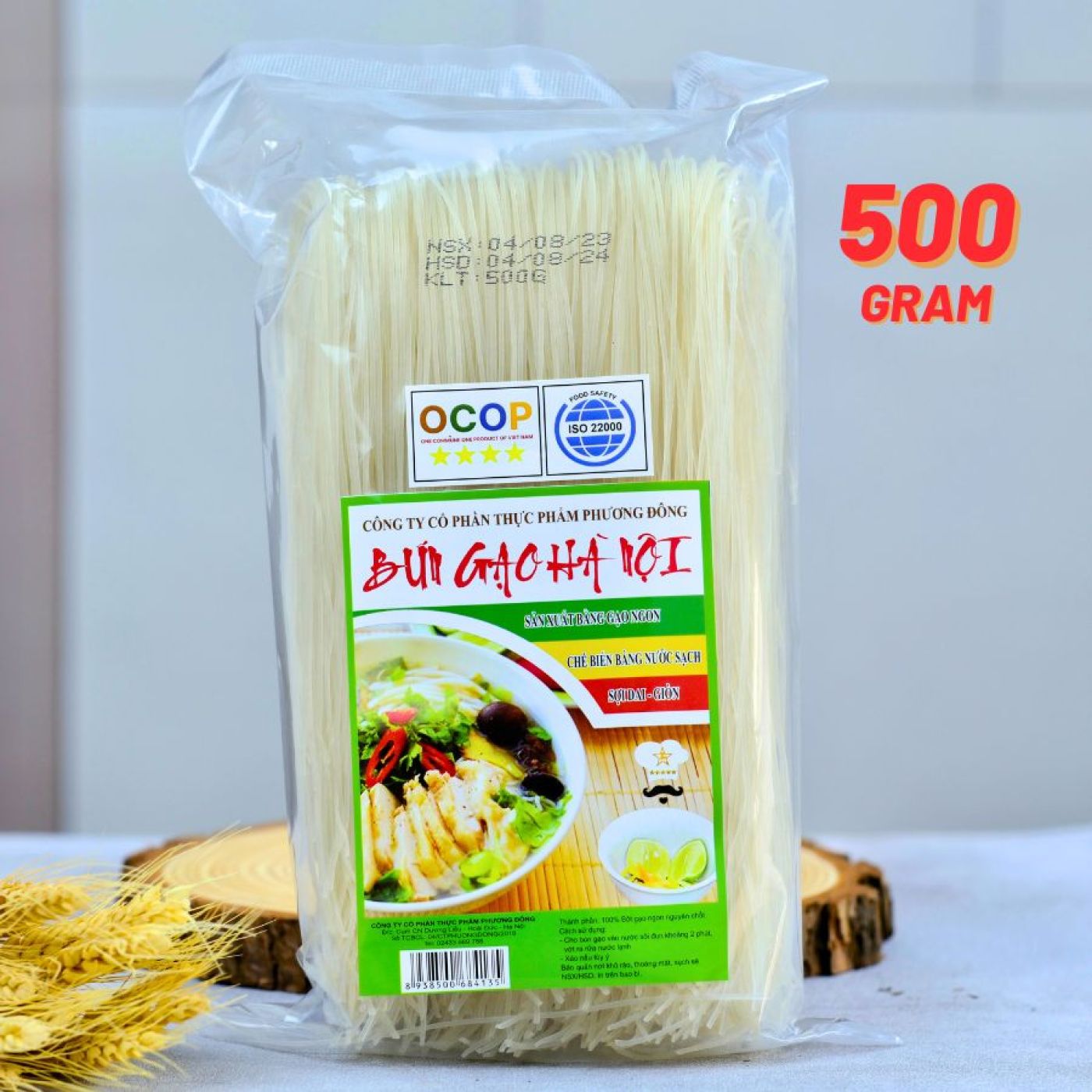 Bún gạo - phở gạo Hà Nội cao cấp Phương Đông 500G