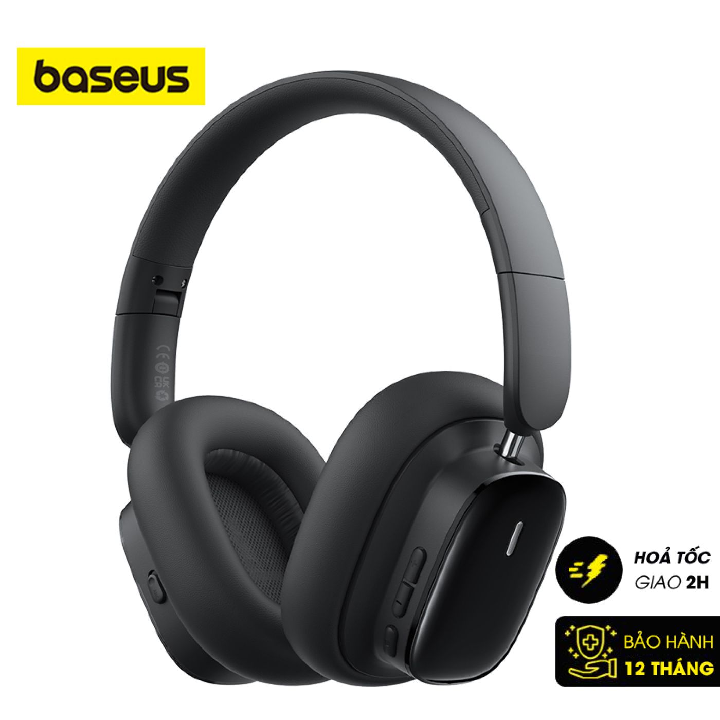 Tai Nghe Không Dây Chống Ồn Baseus Bowie H1i Bisa 3D ANC -48dB ( Noise-Cancellation Wireless Headpho