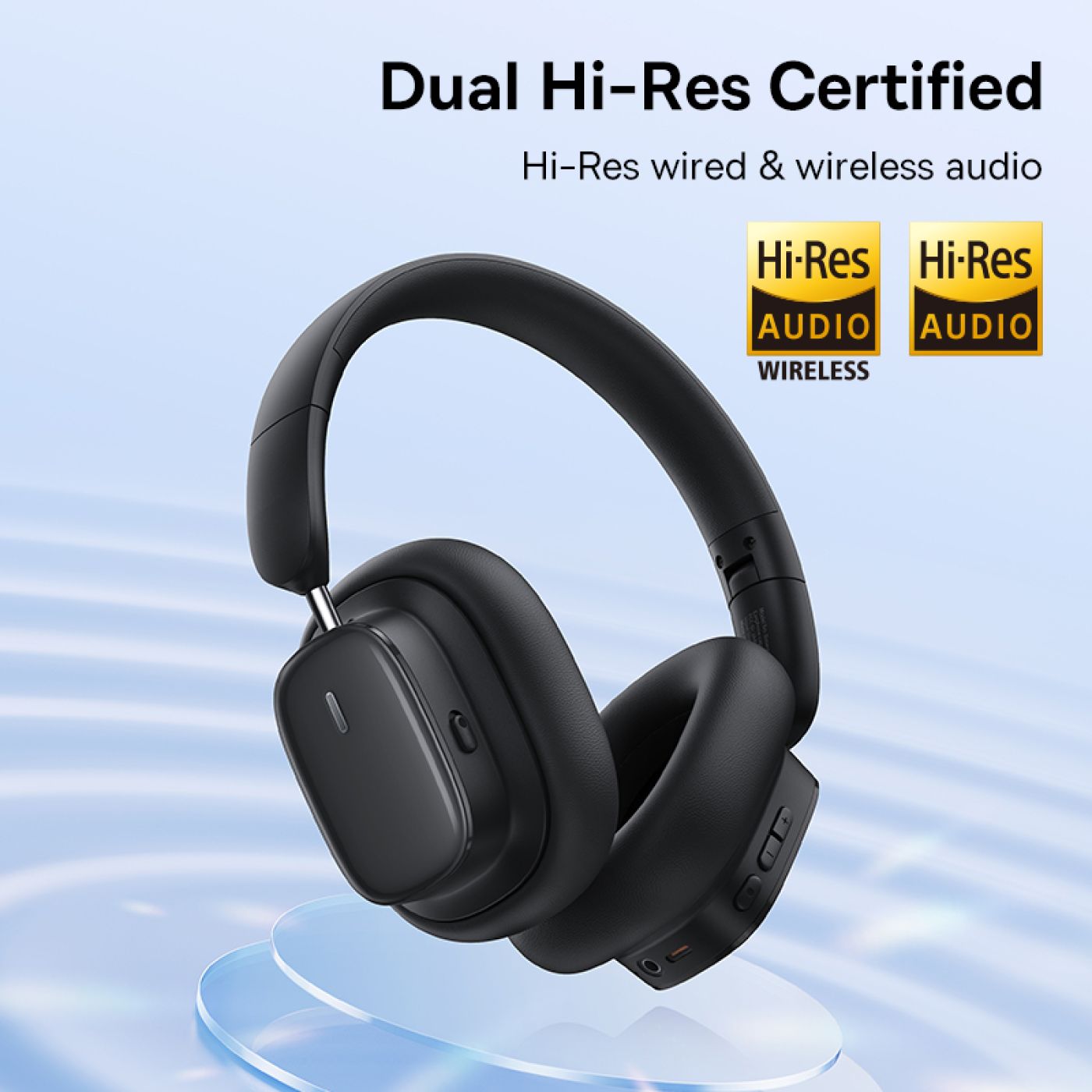 Tai Nghe Không Dây Chống Ồn Baseus Bowie H1i Bisa 3D ANC -48dB ( Noise-Cancellation Wireless Headpho