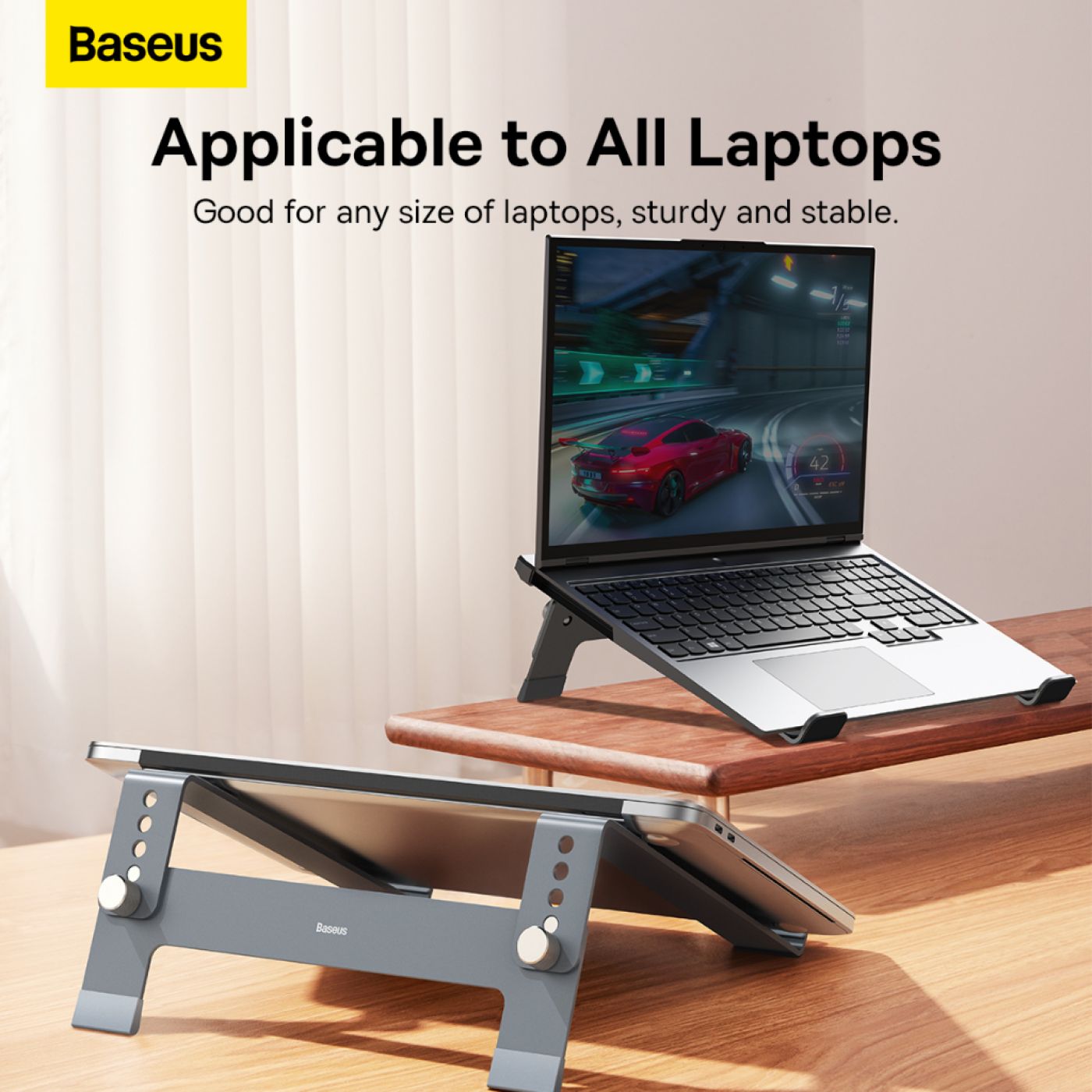 Giá Đỡ Tản Nhiệt Đa Năng Baseus UltraStable Series Desktop Laptop Stand Dùng cho Laptop/M.a.c.b.o.o.