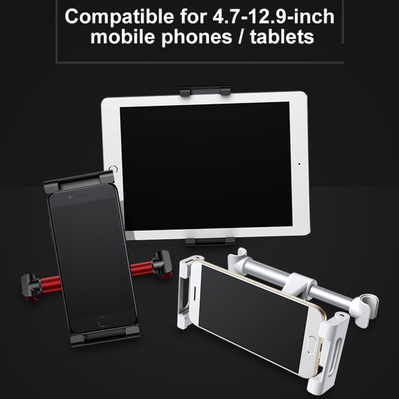 Đế giữ điện thoại / iPad trên xe hơi Baseus Backseat Car Mount LV236