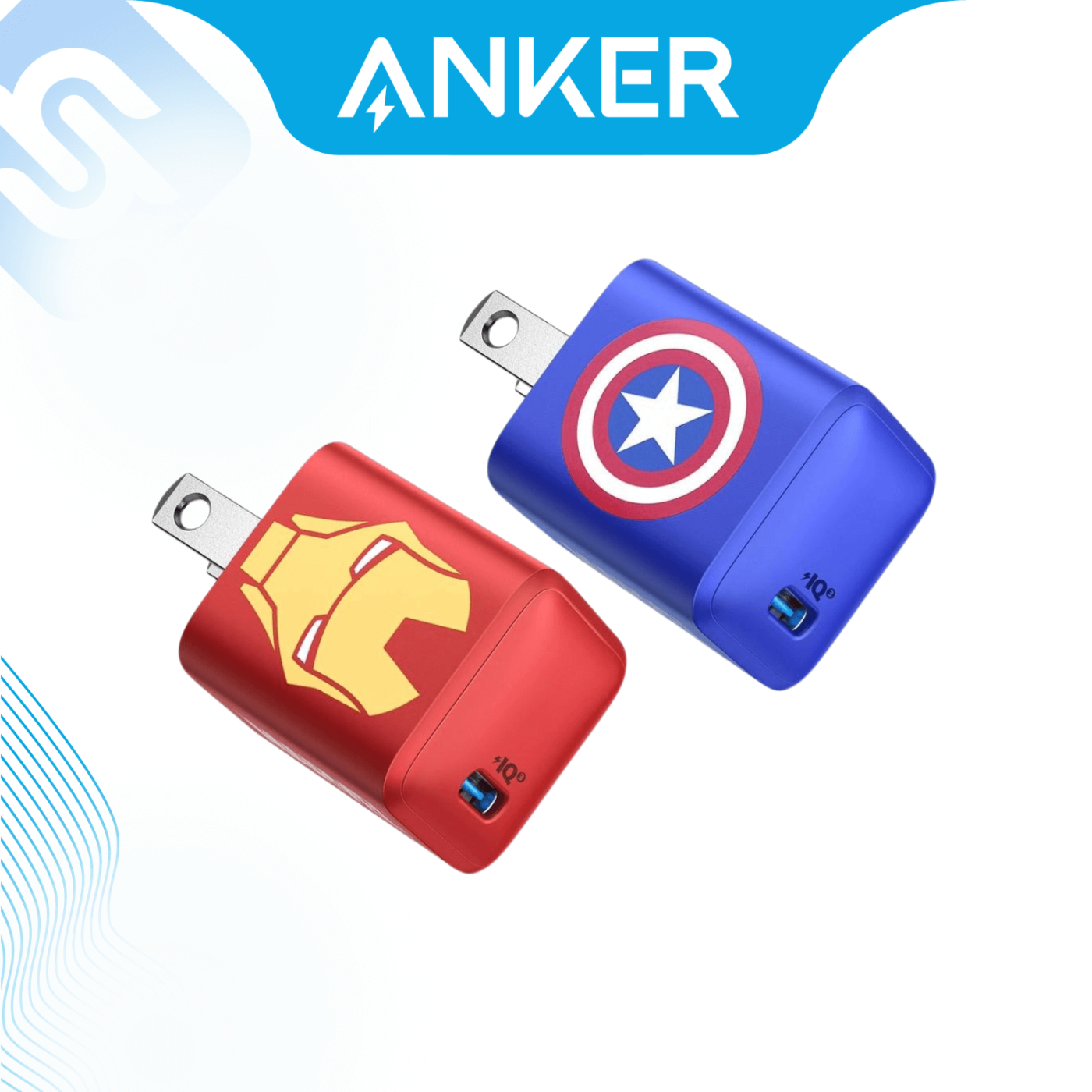 Sạc ANKER PowerPort III Nano 20w Marvel - A2633