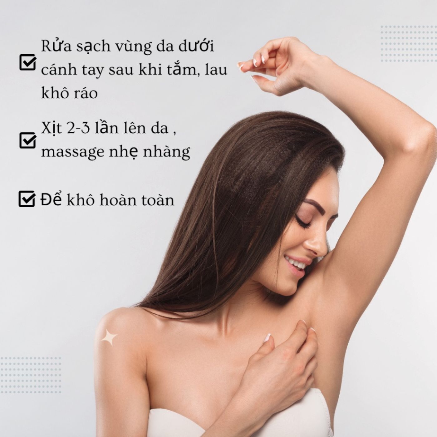 Xịt Hôi Nách 30ml Thảo Dược Tự Nhiên Nam Nữ Thơm Nhẹ, Khô Ráo, Không Kích Ứng Da, Vàng Áo