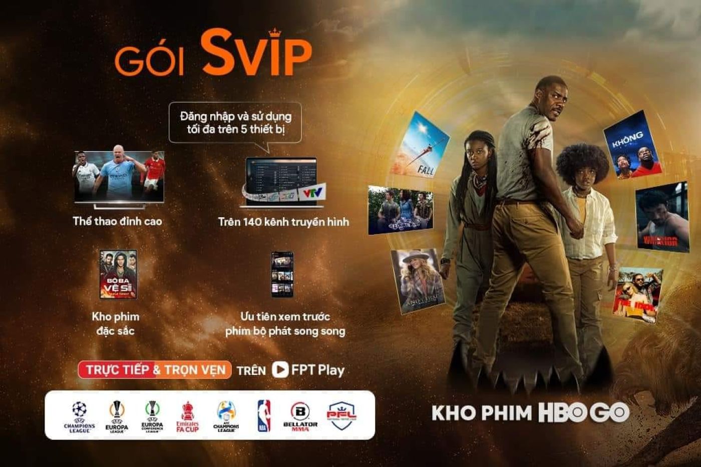 Hạ cước Gói Svip FPT Play 2 năm