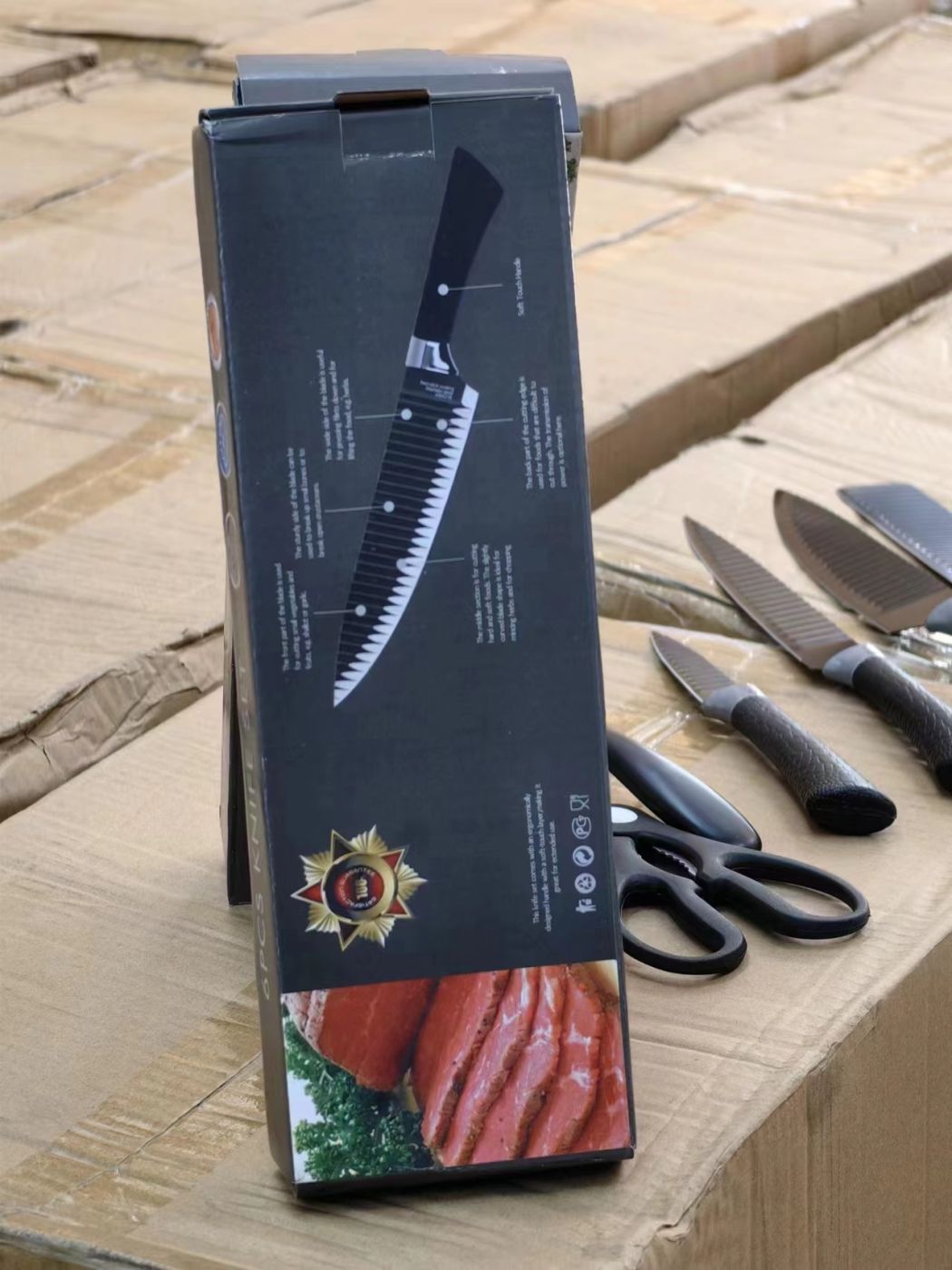 Bộ dao h bếp 6 món SHARP KNIFE ( Fullbox )