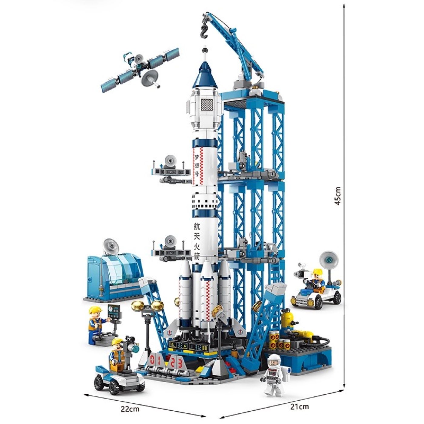 Bộ đồ chơi LEGO Lắp ghép Tàu vũ trụ 1093 chi tiết