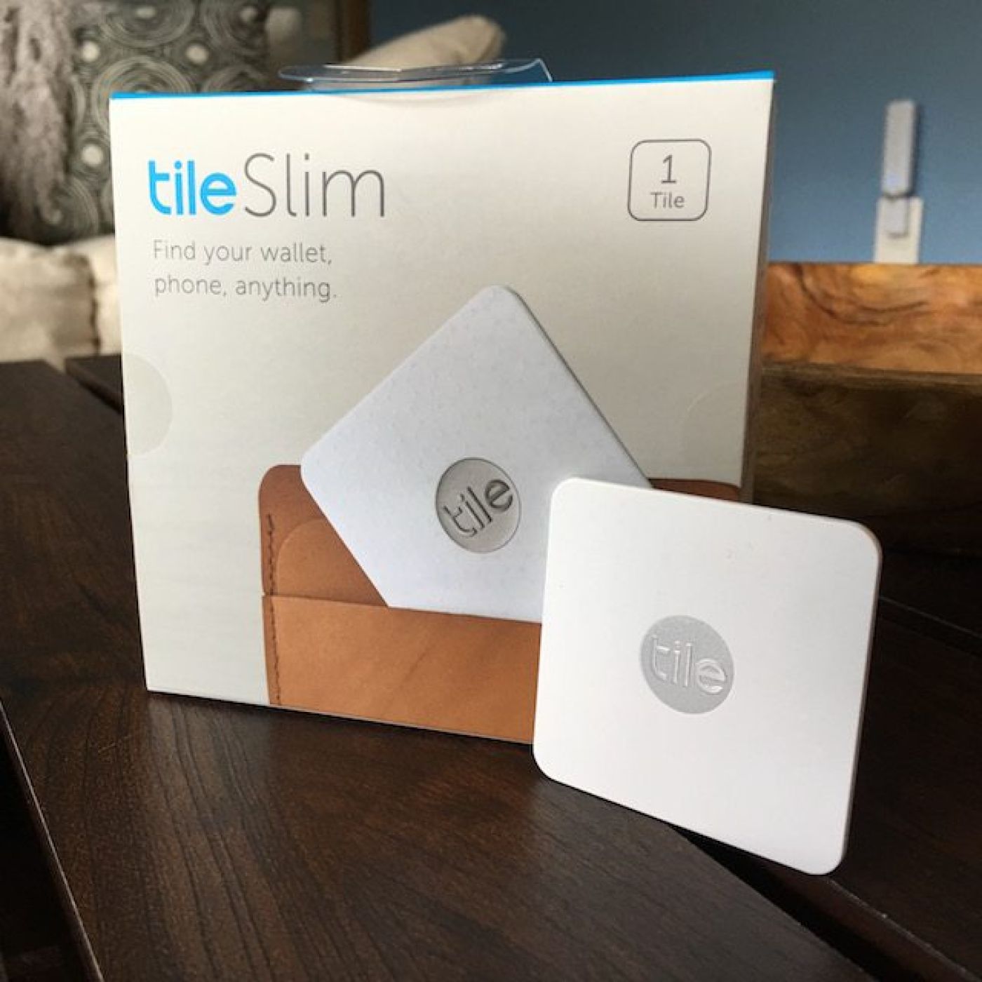 Thẻ định vị chống quên đồ Hãng Tile Slim mới Fullbox