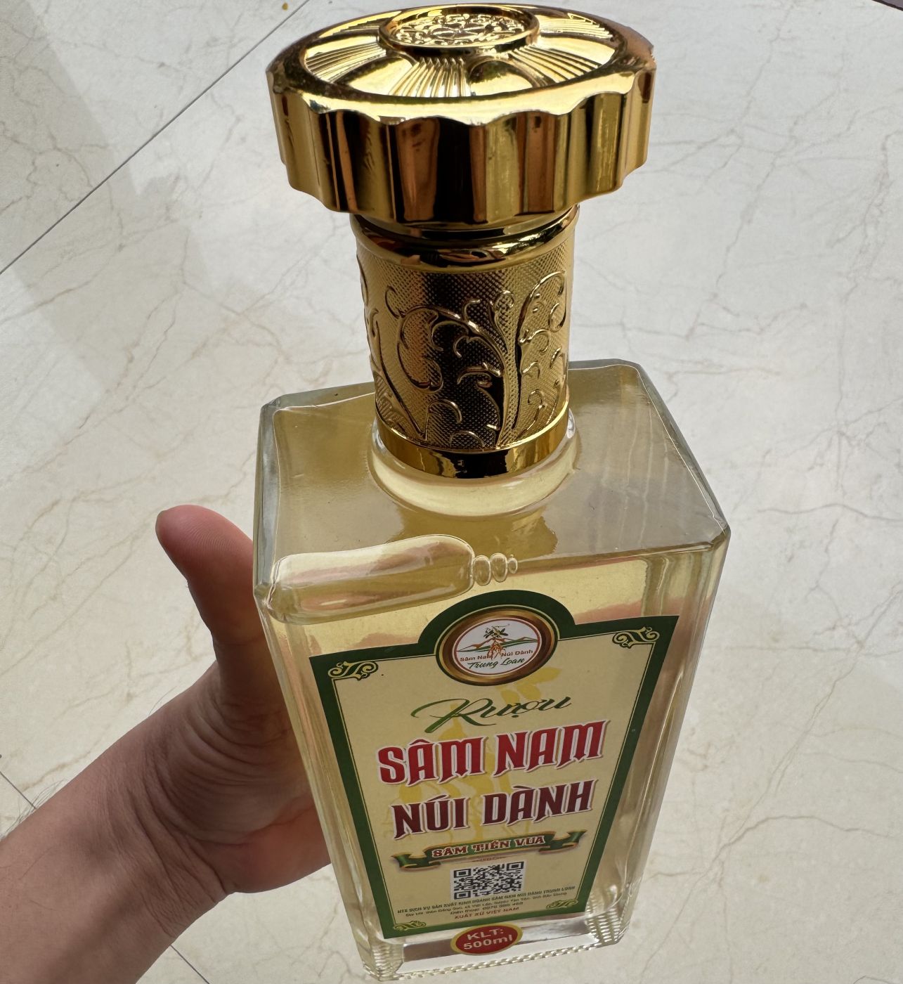 RƯỢU SÂM NAM NÚI DÀNH CHAI 500ML- SÂM TIẾN VUA