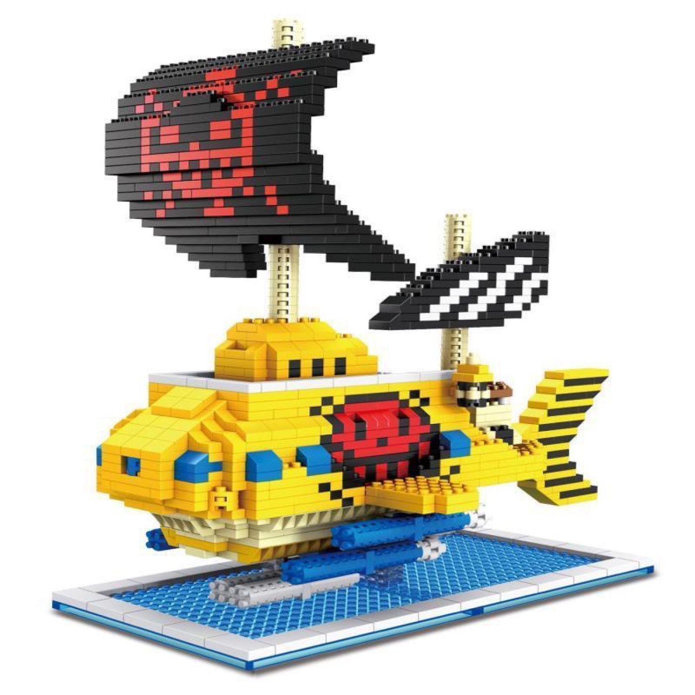 Lego lăp ghép Tàu cướp biển ONE PIECE 1500 chi tiết