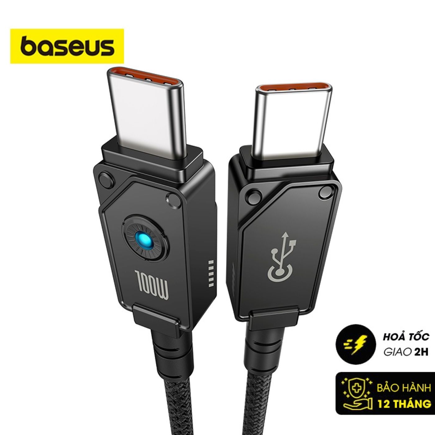 Cáp Sạc Nhanh Baseus Unbreakable Series Type-C to Type-C 100W (Fast Charging Data Cable)