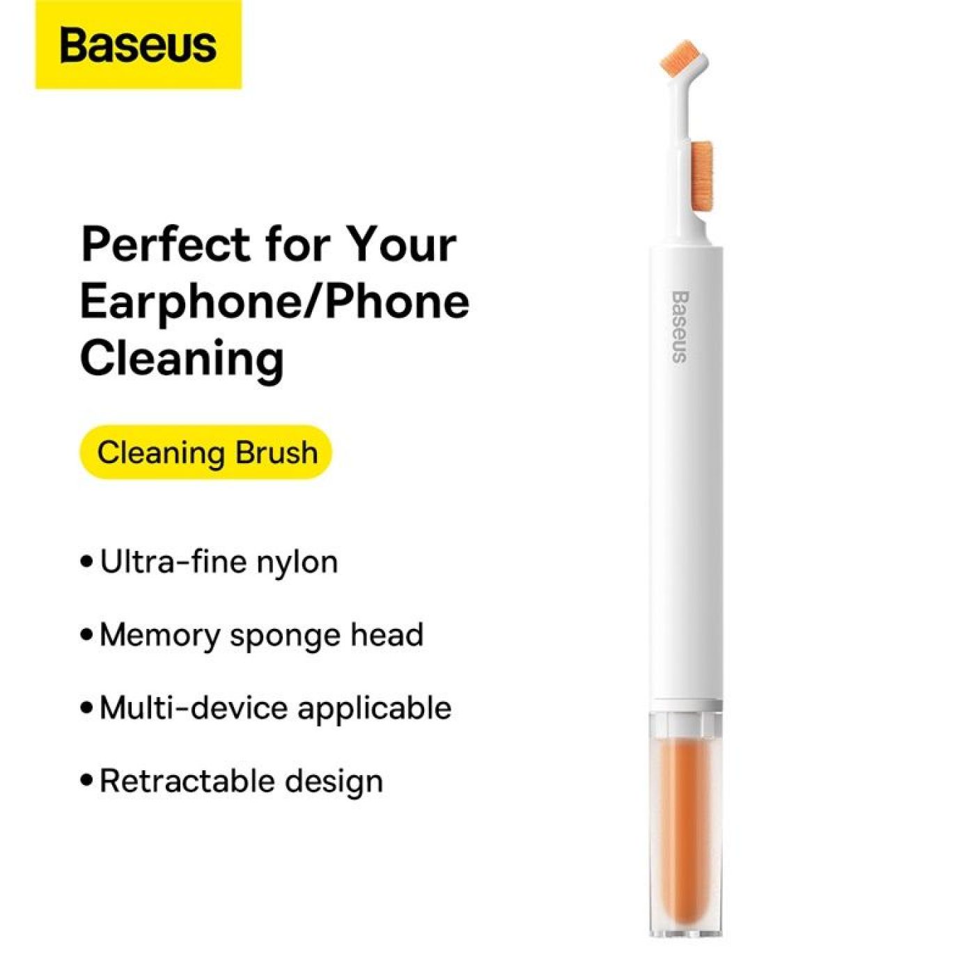 Bộ Bàn Chải Vệ Sinh Đa Năng Baseus Cleaning Brush Làm Sạch Tai Nghe A.i.r.p.o.d.s Điện Thoại Bàn Phí